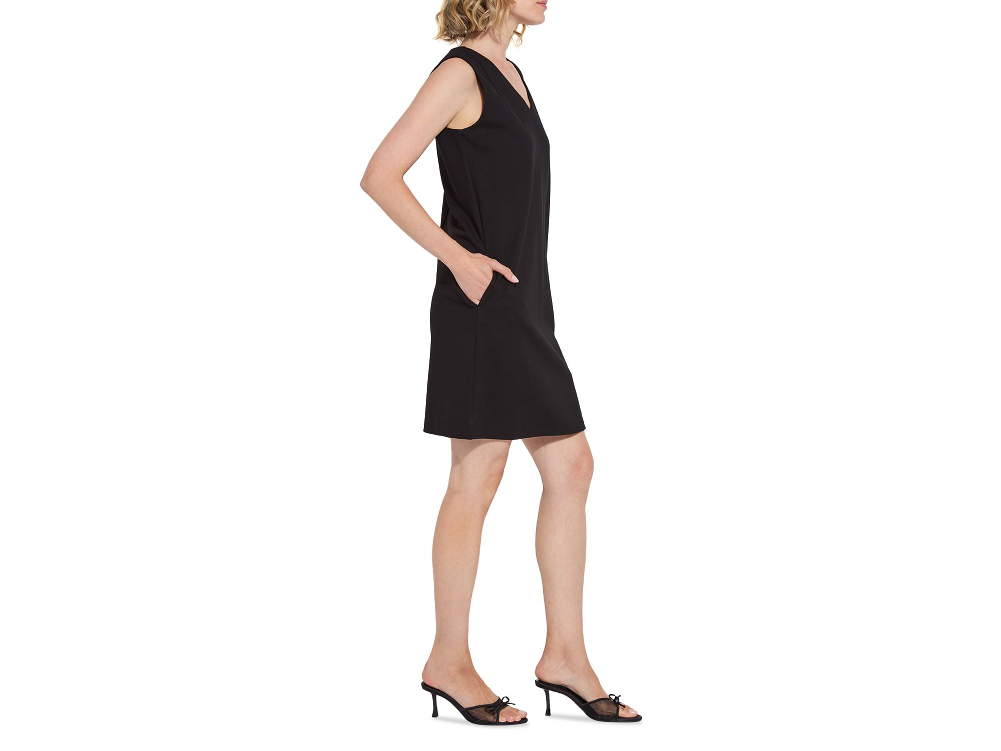 Ponte A-Line Dress — Image 4