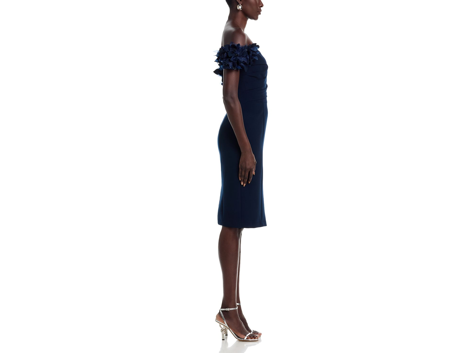 Organza Off The Shoulder Dress — Image 5
