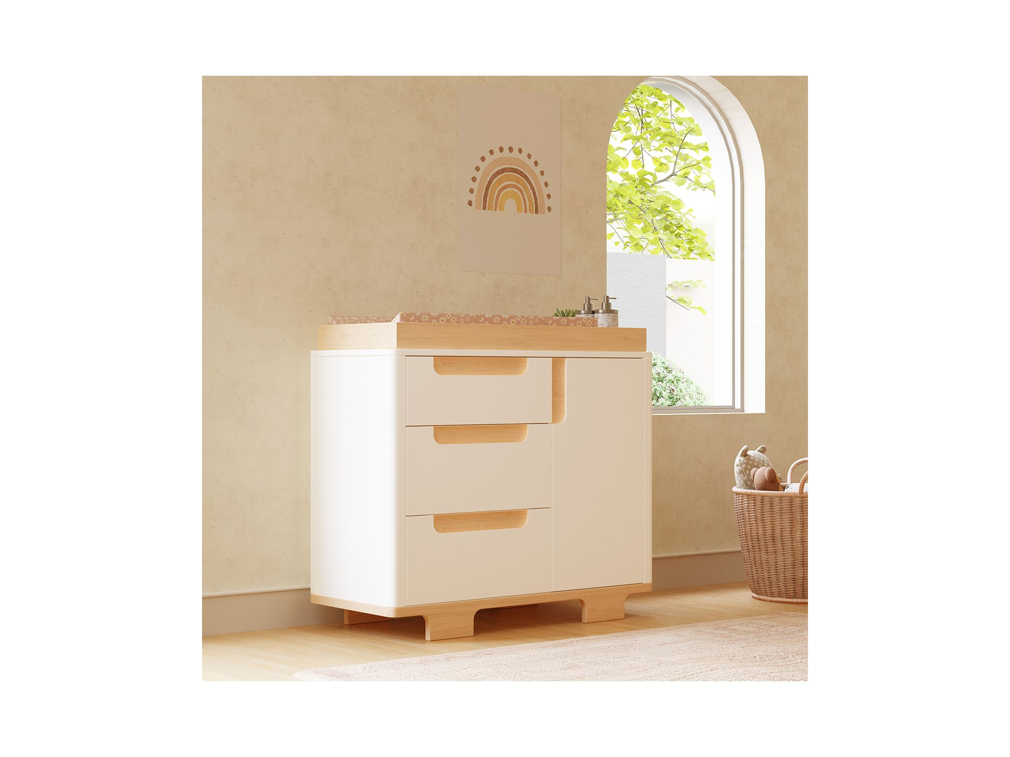 Yuzu 3 Drawer Changer Dresser — Image 8