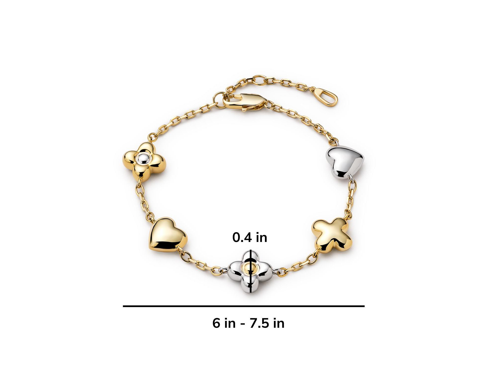 Azura Gold Charm Bracelet — Image 4