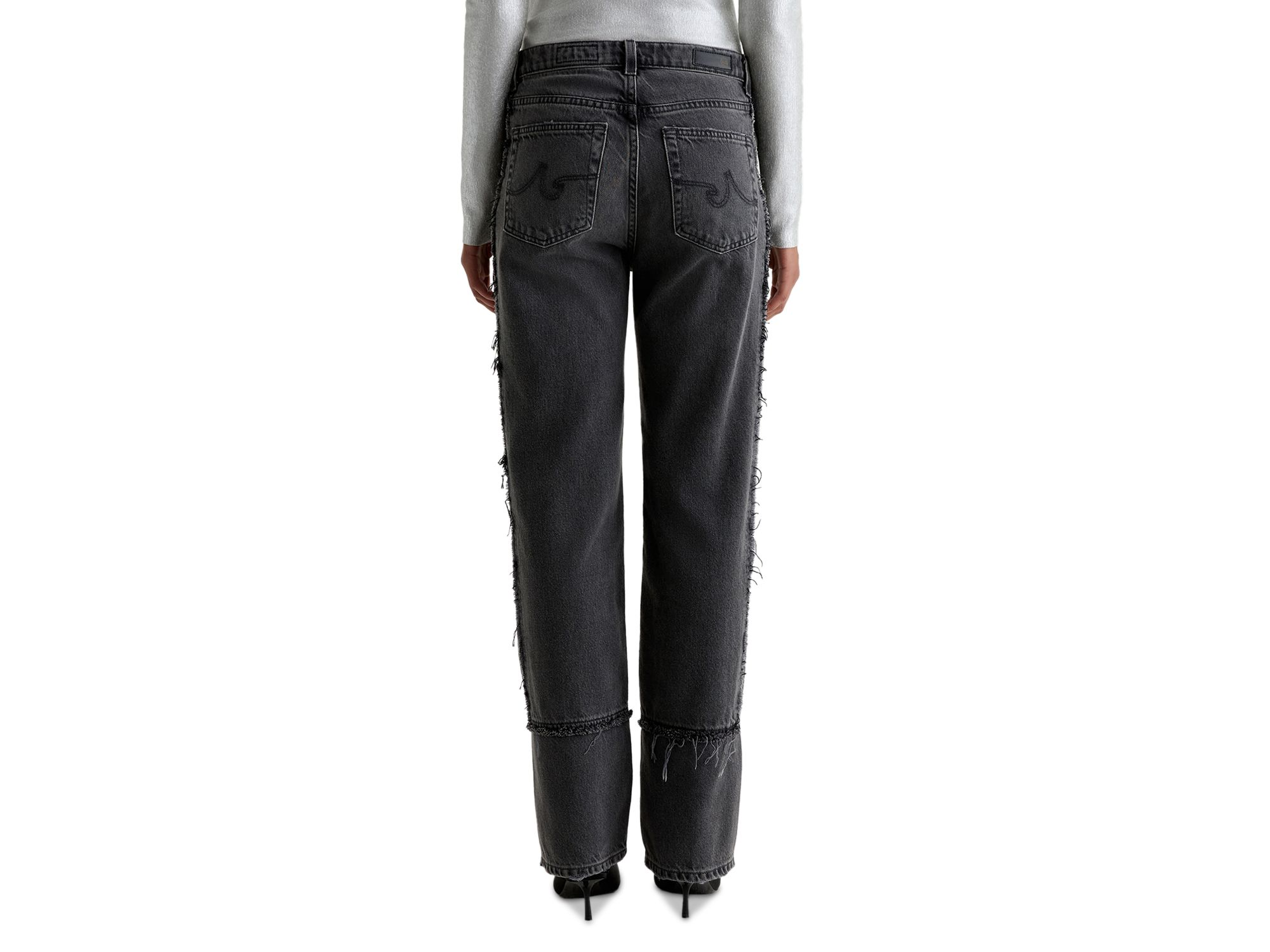Brinley Mid Rise Straight Jeans in Overnight — Image 4
