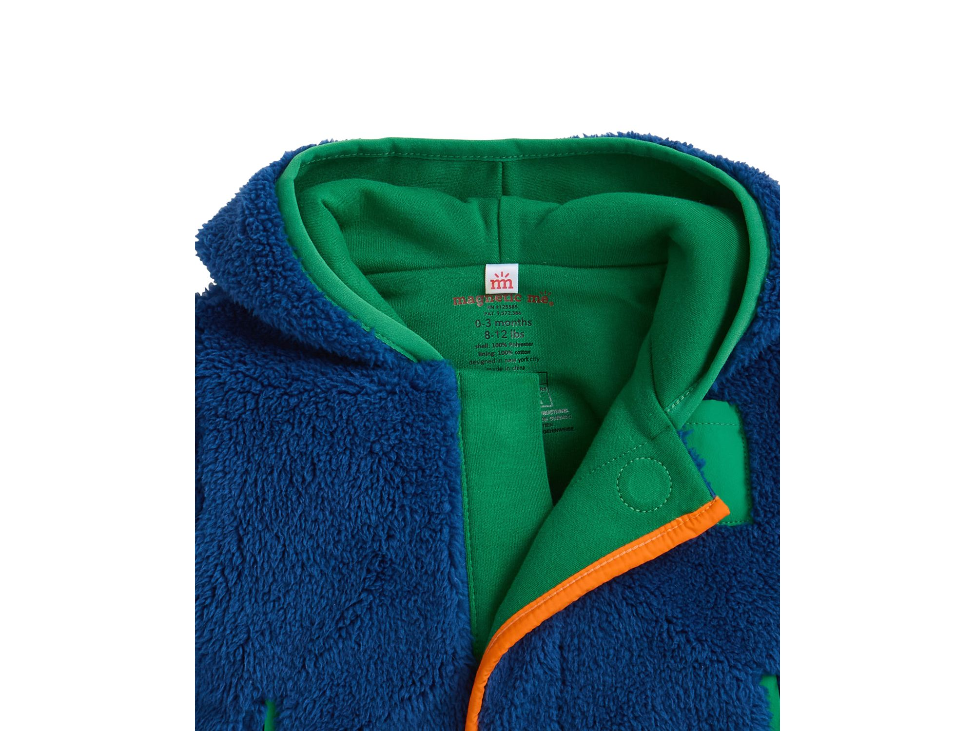 Boys' Hudson Bay Faux Sherpa Jacket With Stripe Rib - Baby, Little Kid — Image 3