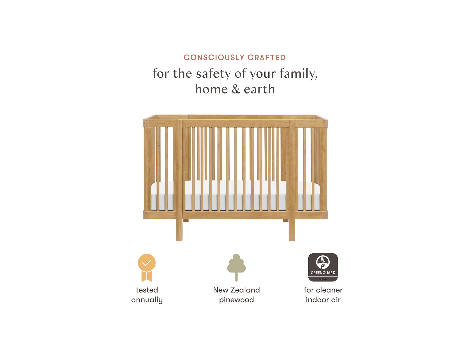 Pogo 8 in 1 Convertible Crib with All Stages Conversion Kits — Image 10