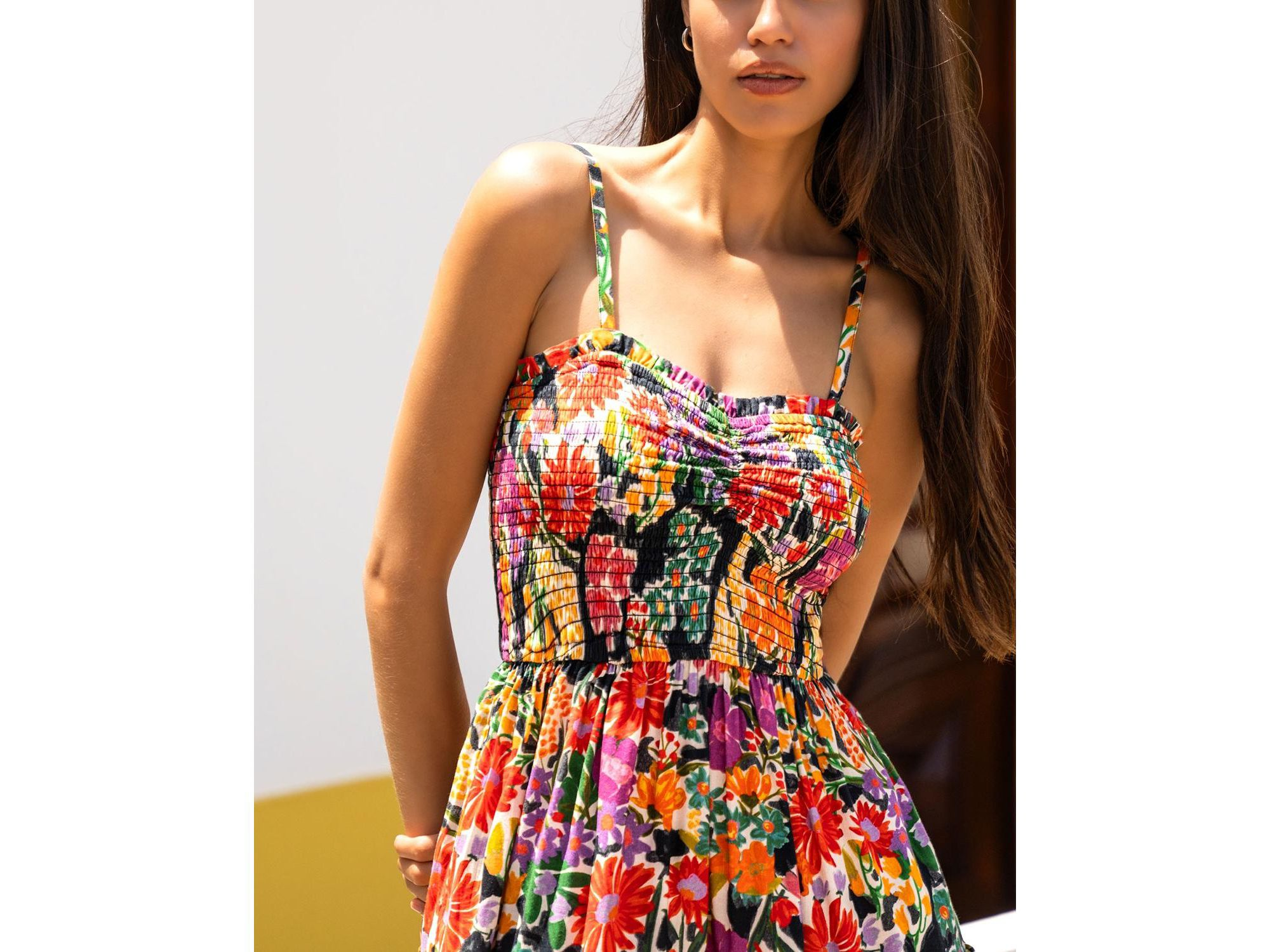 Cecilia Smocked Tiered Maxi Dress — Image 3