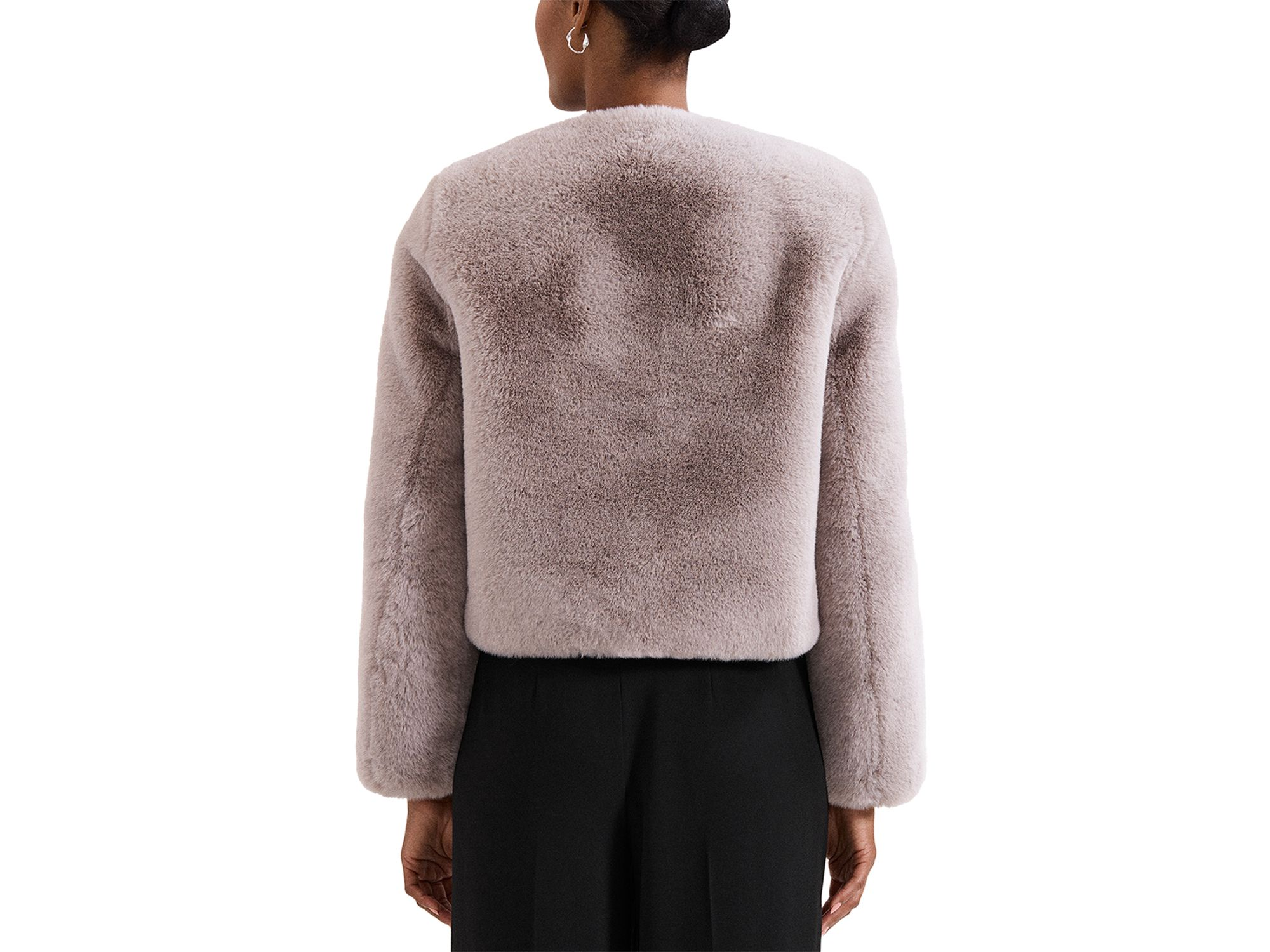 Crystal Faux Fur Coat — Image 5