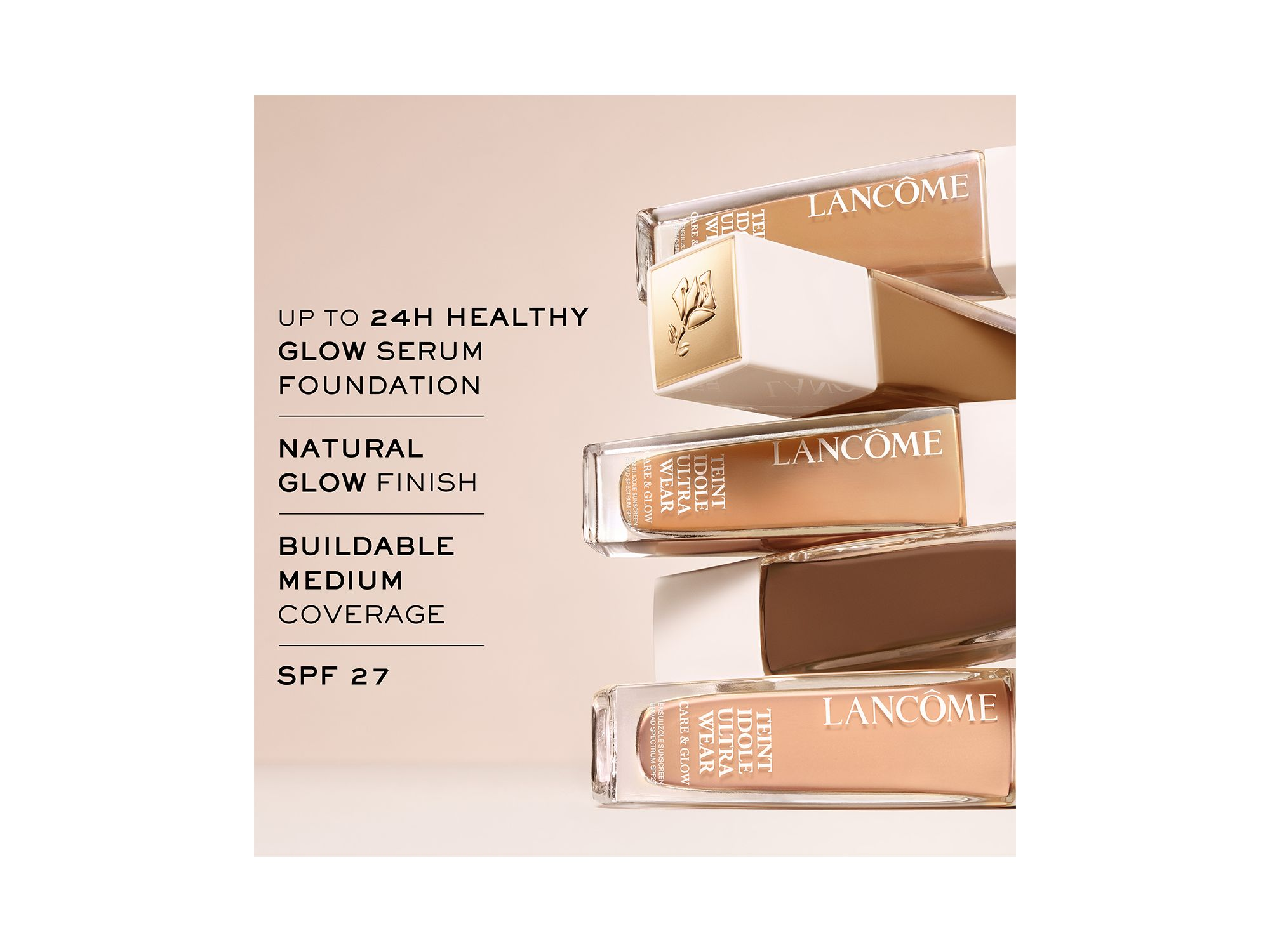 Teint Idole Ultra Wear Care & Glow Serum Foundation 1 oz. — Image 11