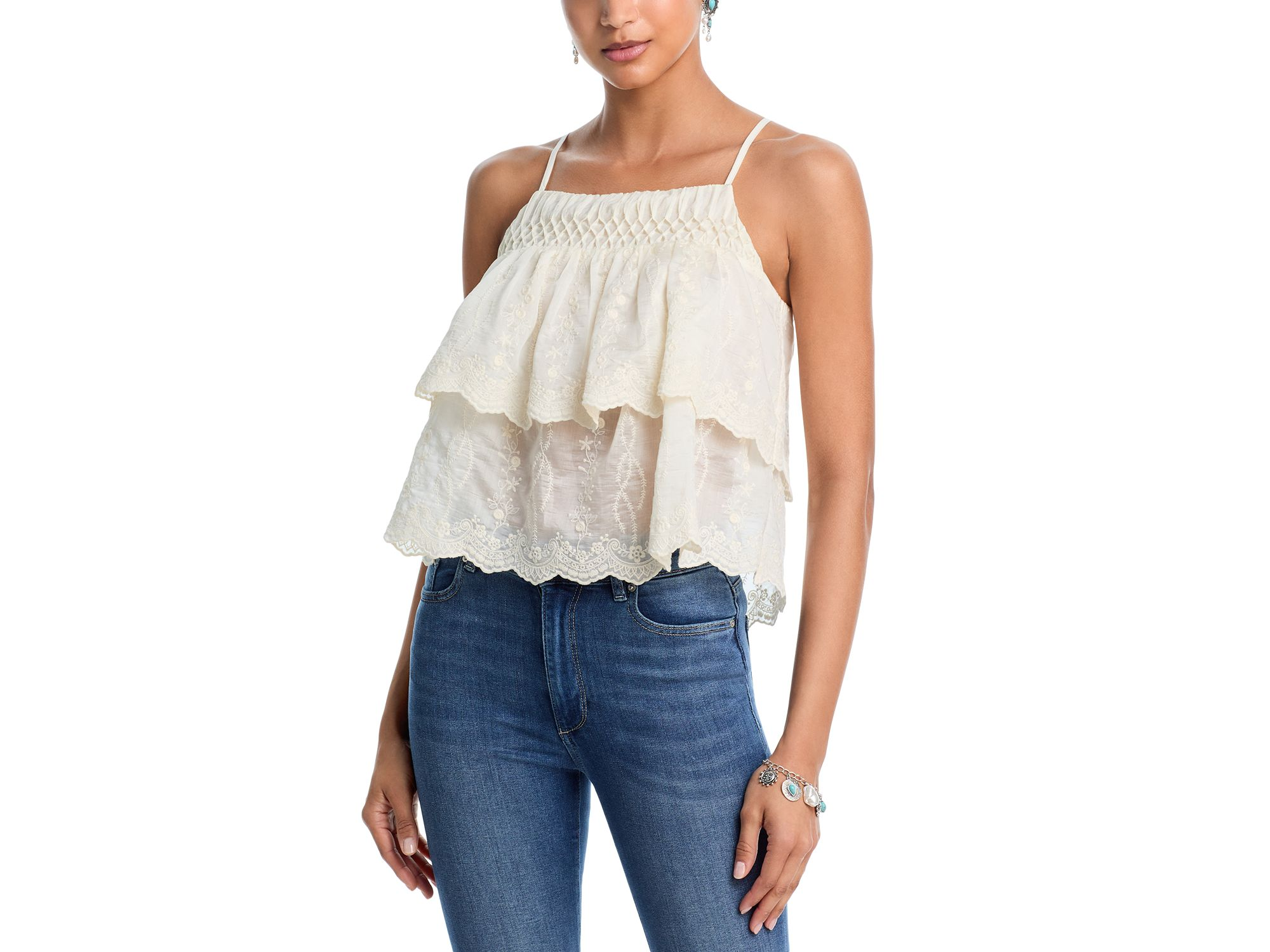 Tiered Pintucked Top - Exclusive — Image 5