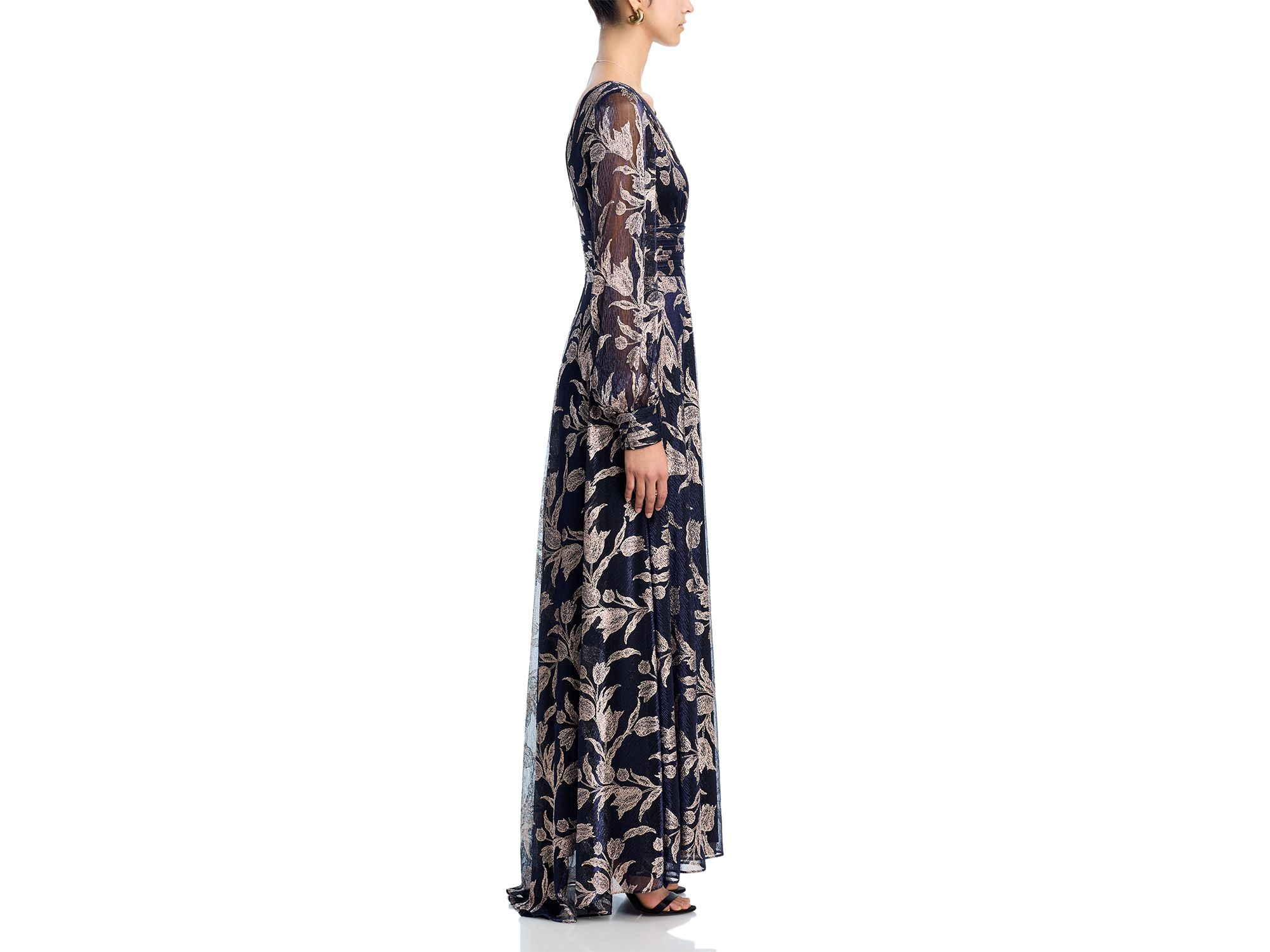 Metallic Leaf Gown - Exclusive — Image 5
