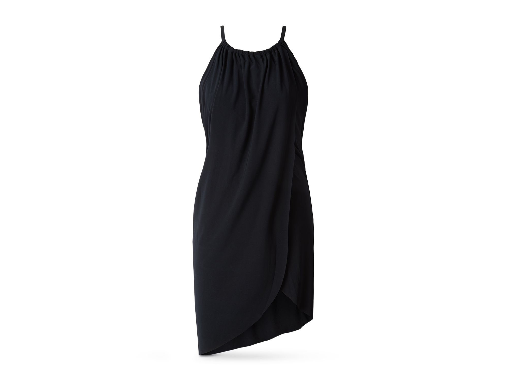 Draped Dress Swim Cover-Up — Image 4