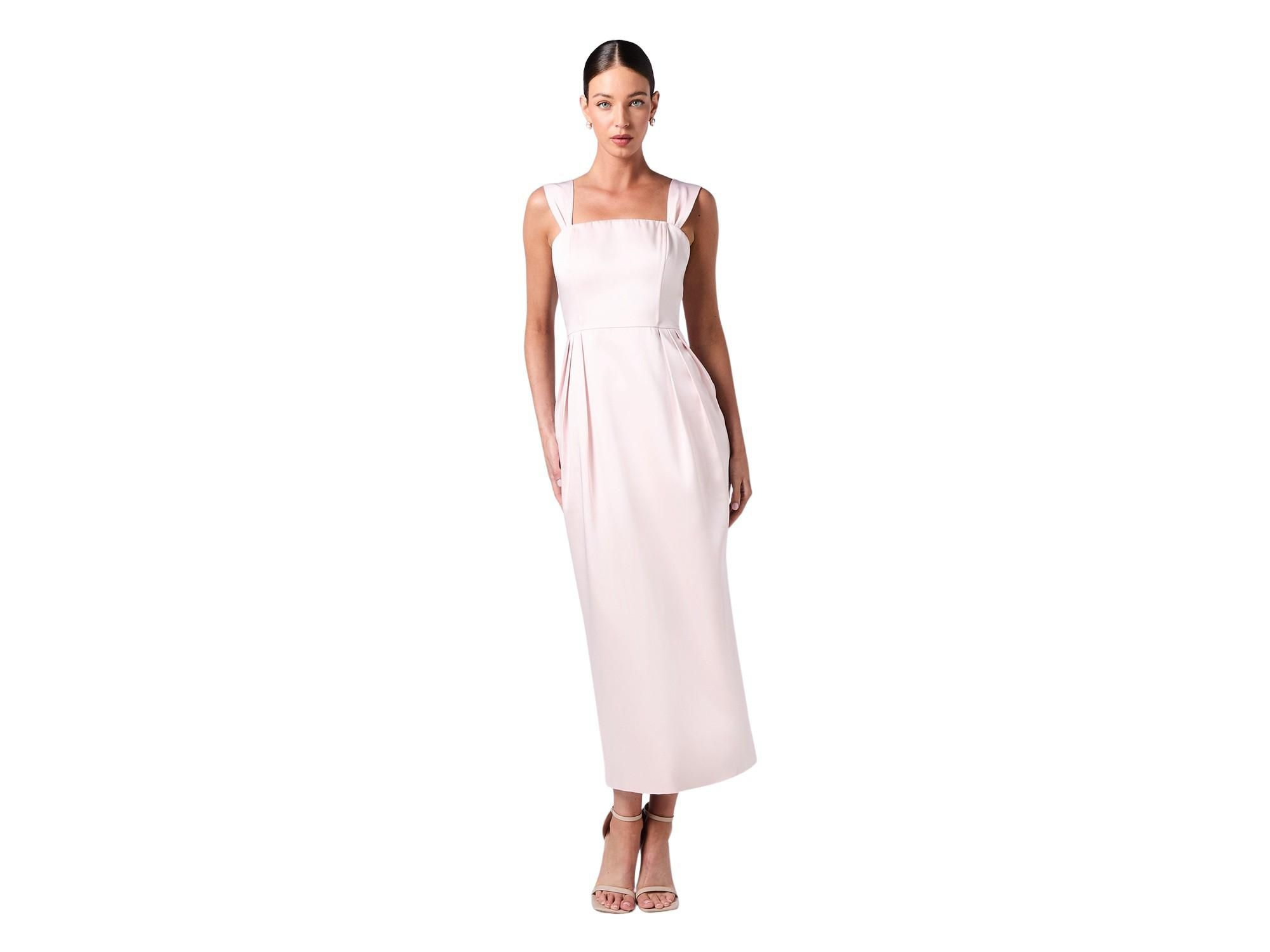 Corset Column Midi Bridesmaids Dress — Image 4