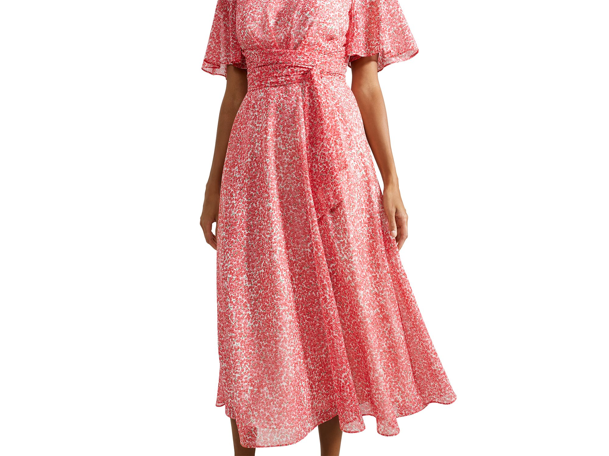 Marie Floral Print Dress — Image 3