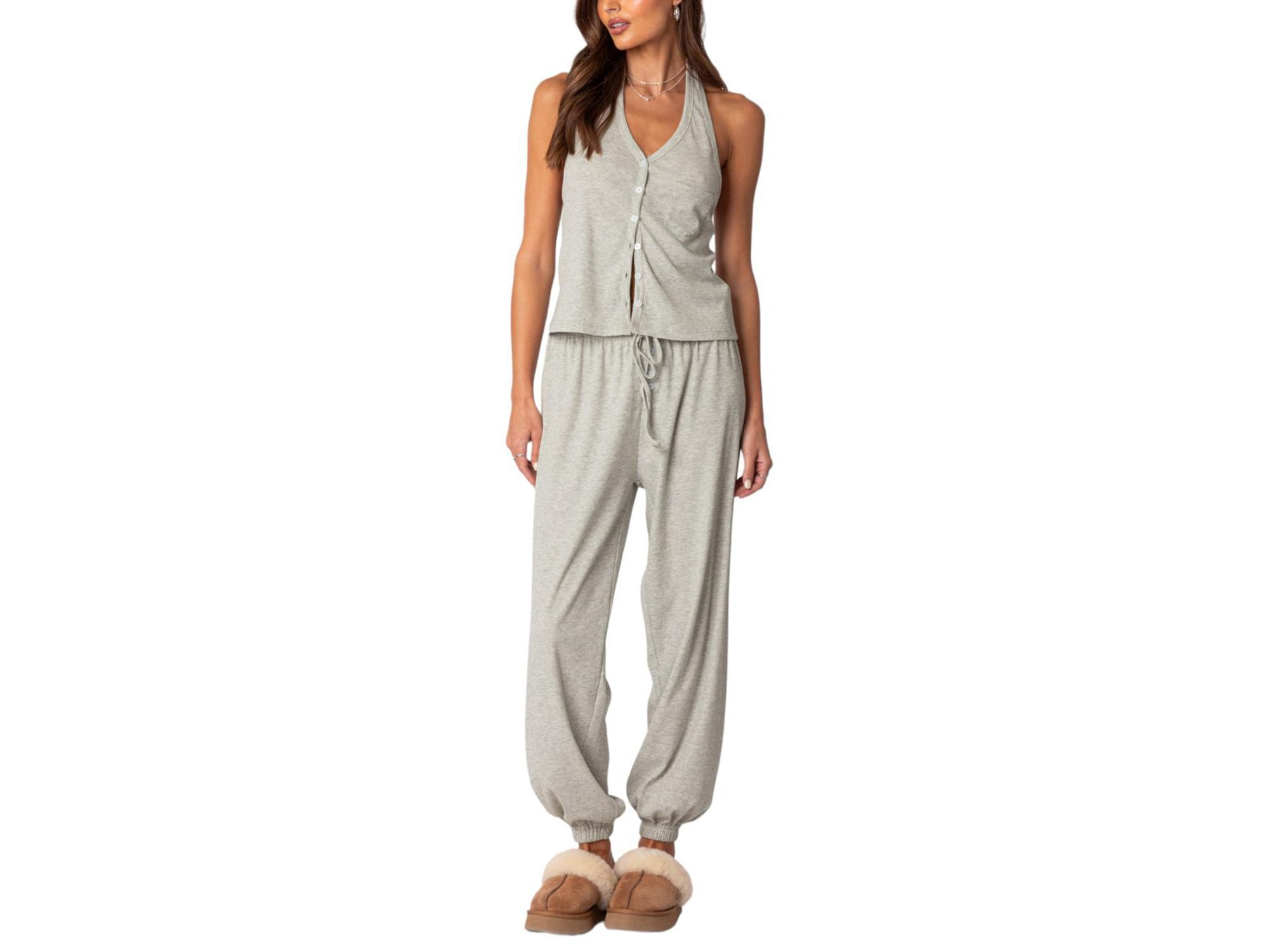 Rosanna Waffle Pajama Sweatpants — Image 4