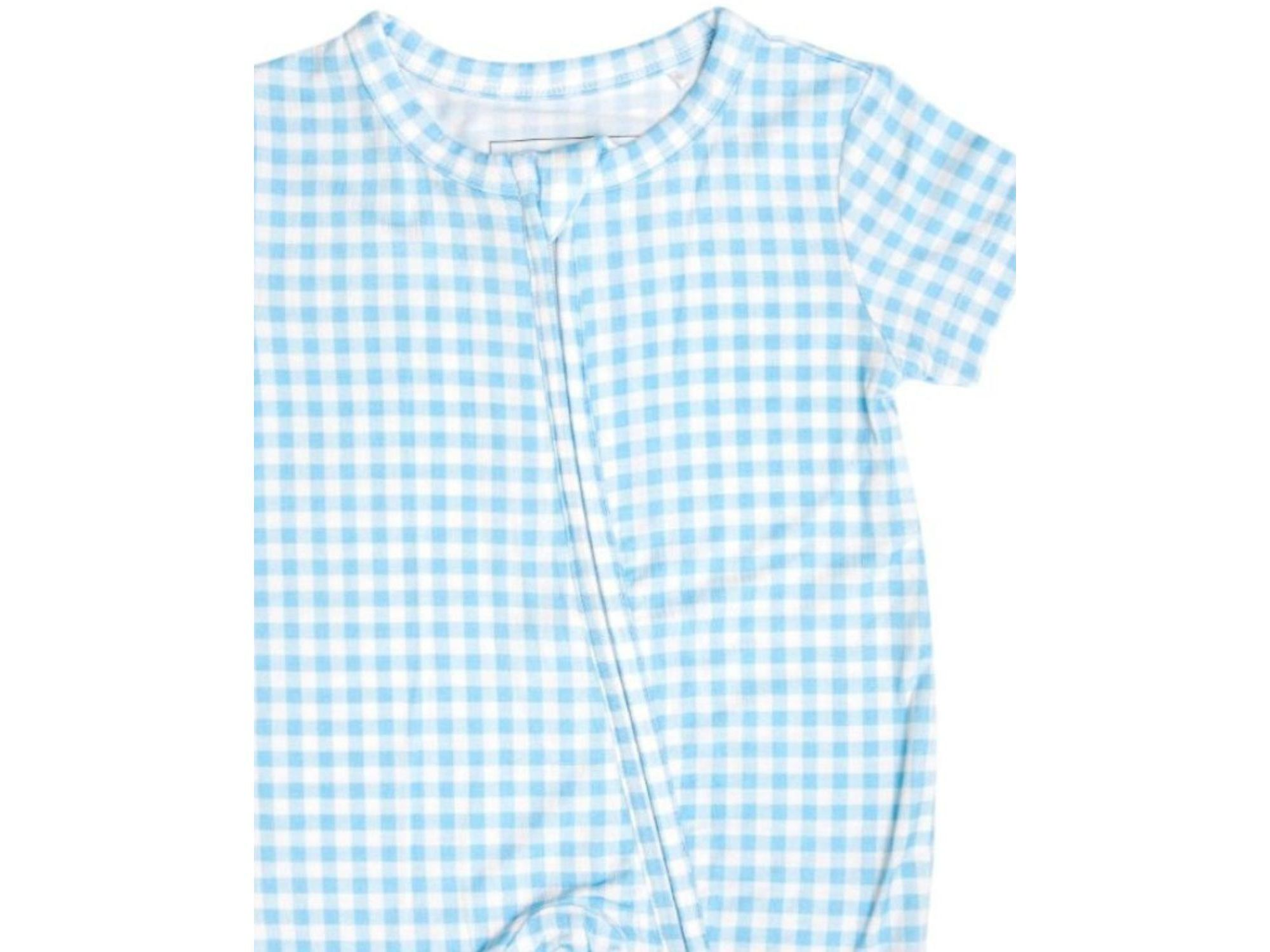 Boys' Harbor Gingham Bamboo Sleeper - Baby — Image 4