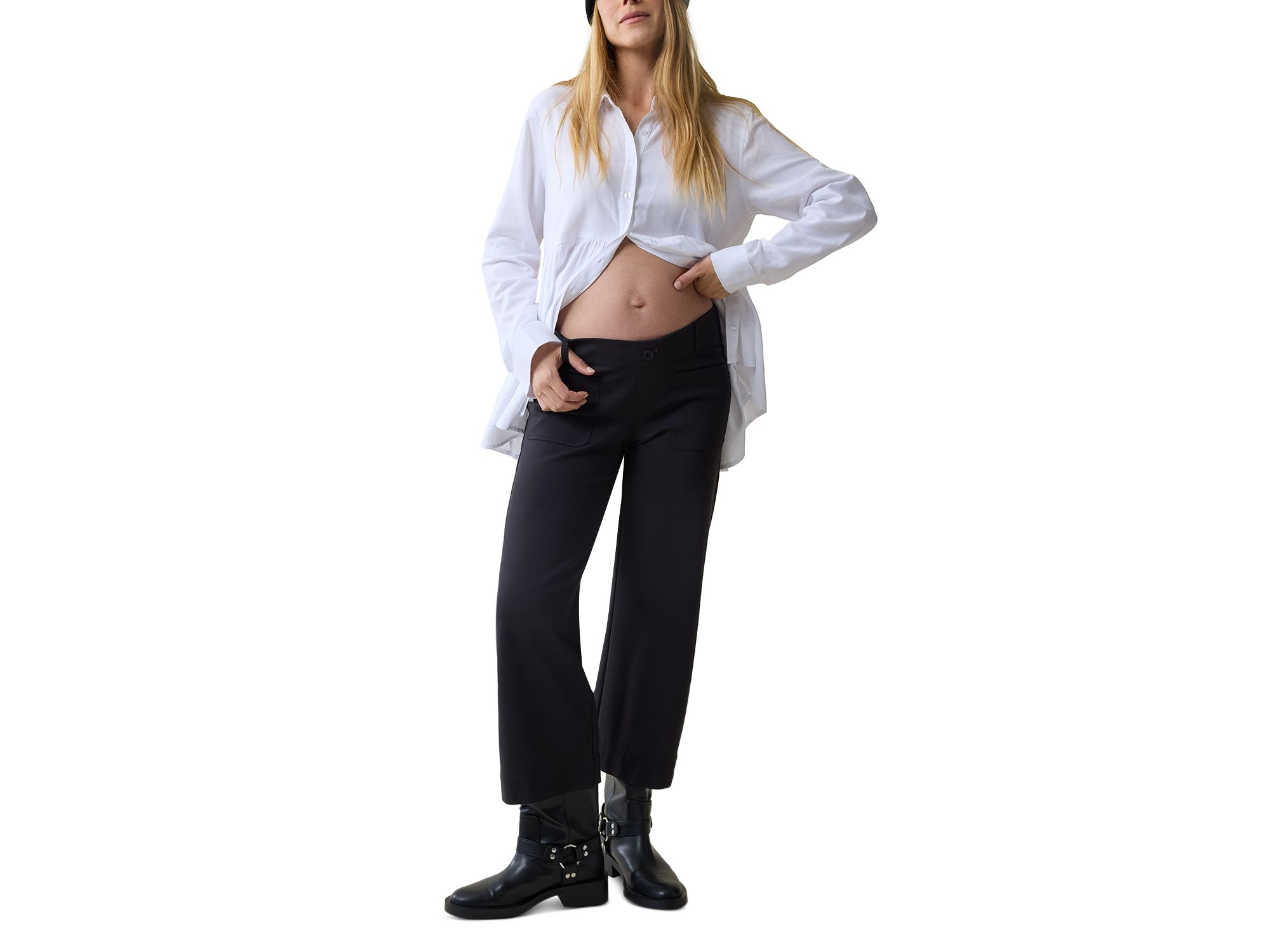Maternity Peplum Shirt — Image 5