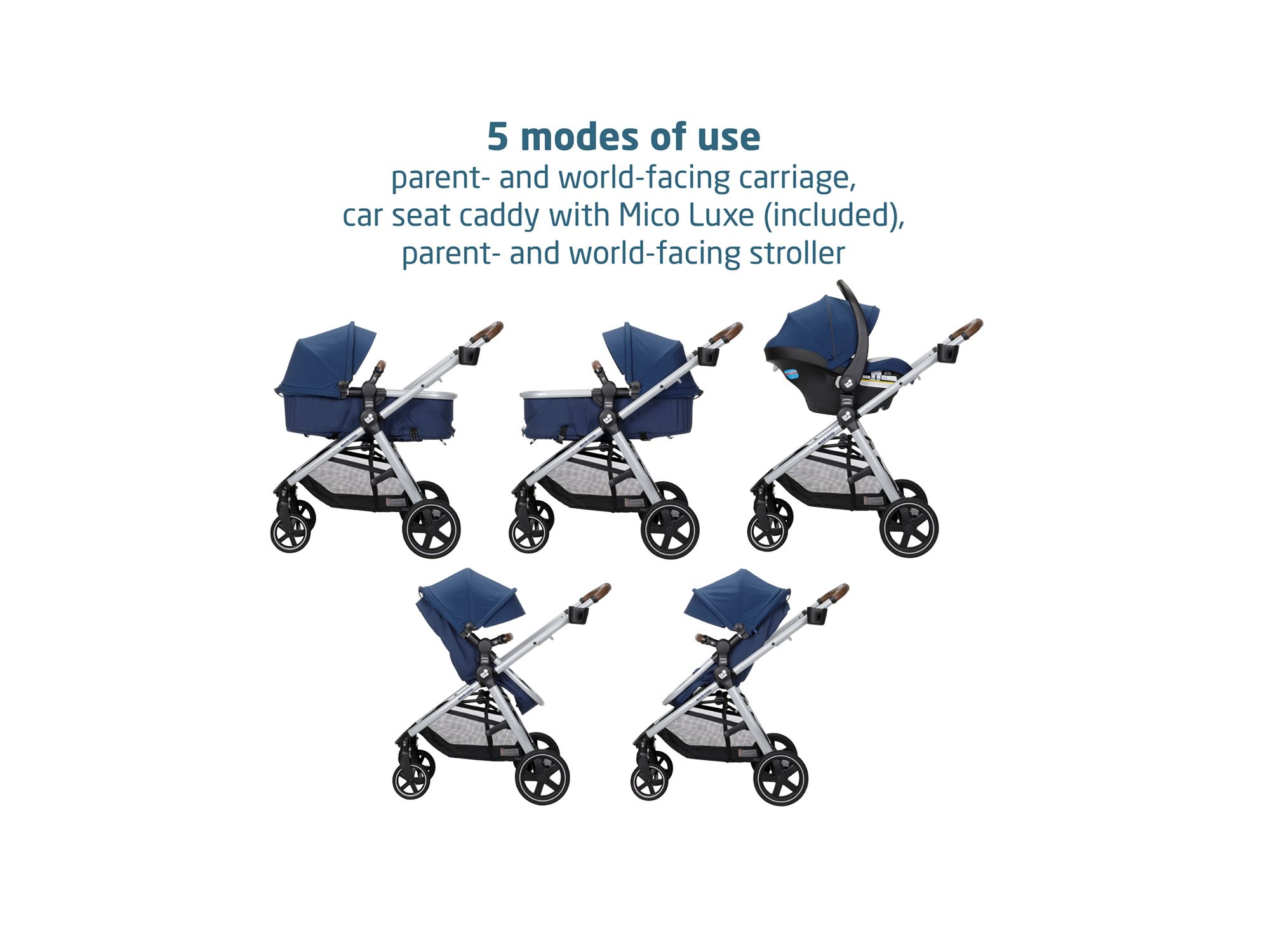 Zelia™2 Luxe 5 in 1 Modular Travel System — Image 8