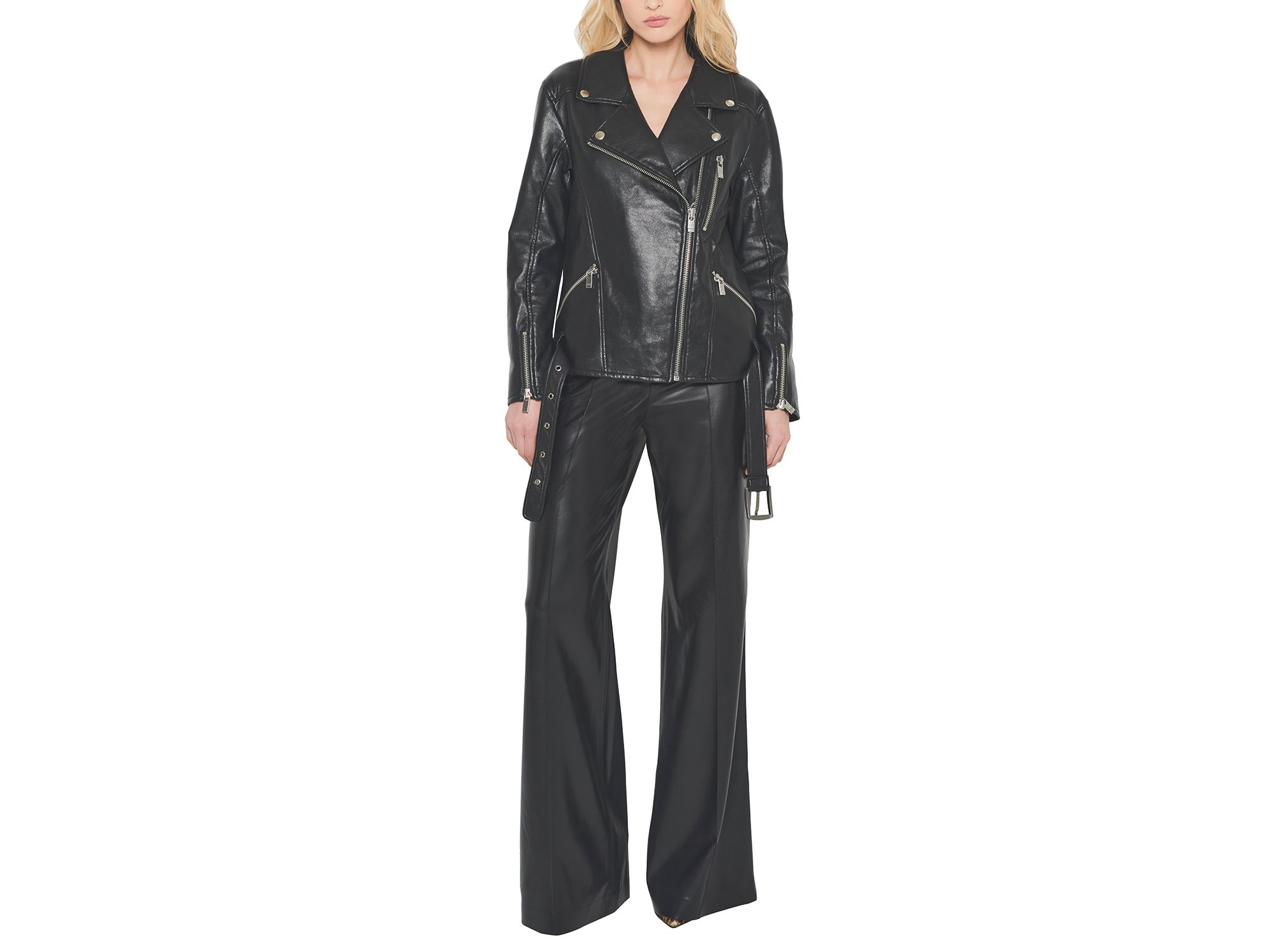 Brando Recycled Leather Boyfriend Jacket — Image 6