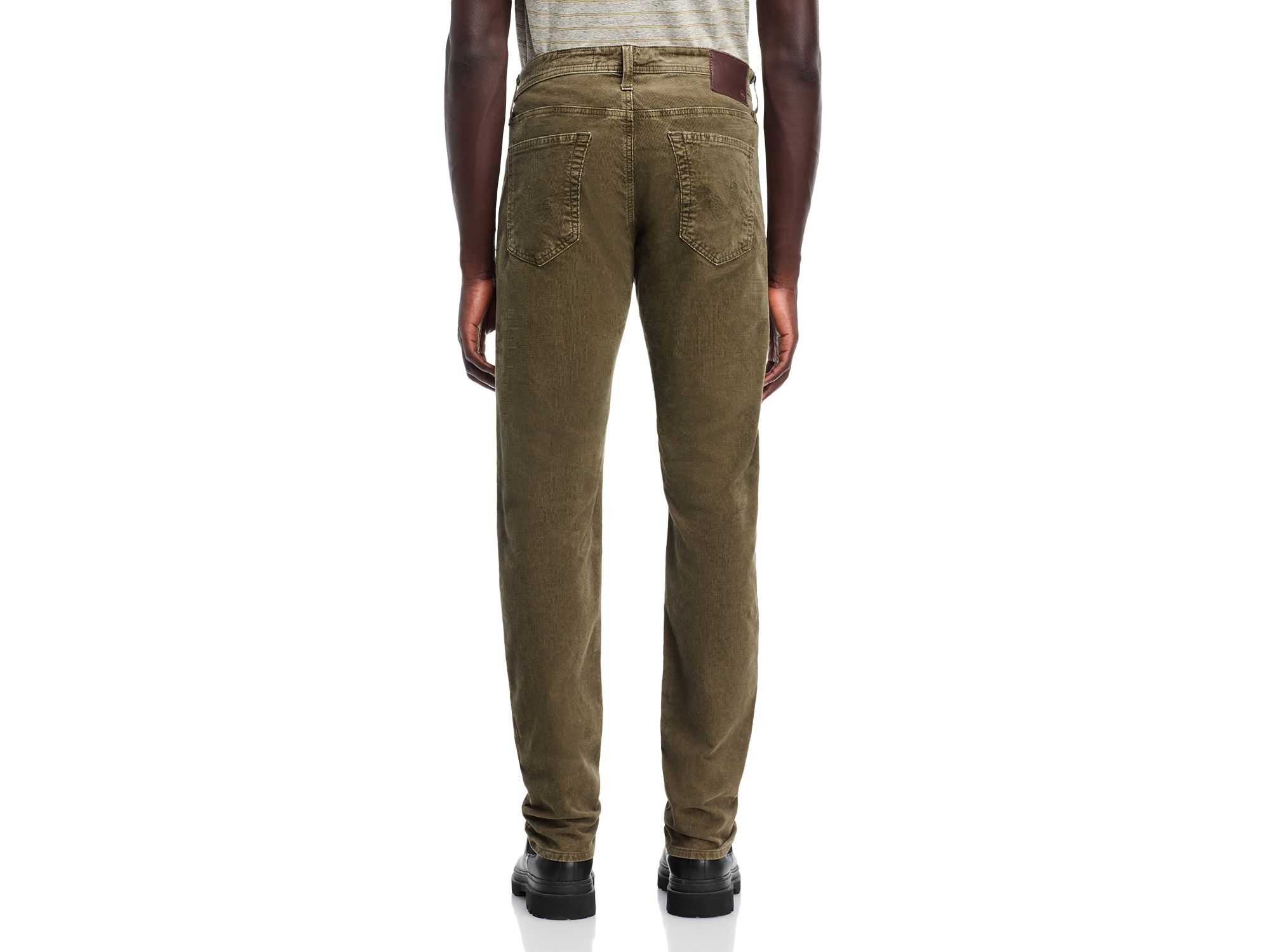 Tellis 32" Slim Fit Cross Hatch Corduroy Pants - Exclusive — Image 4
