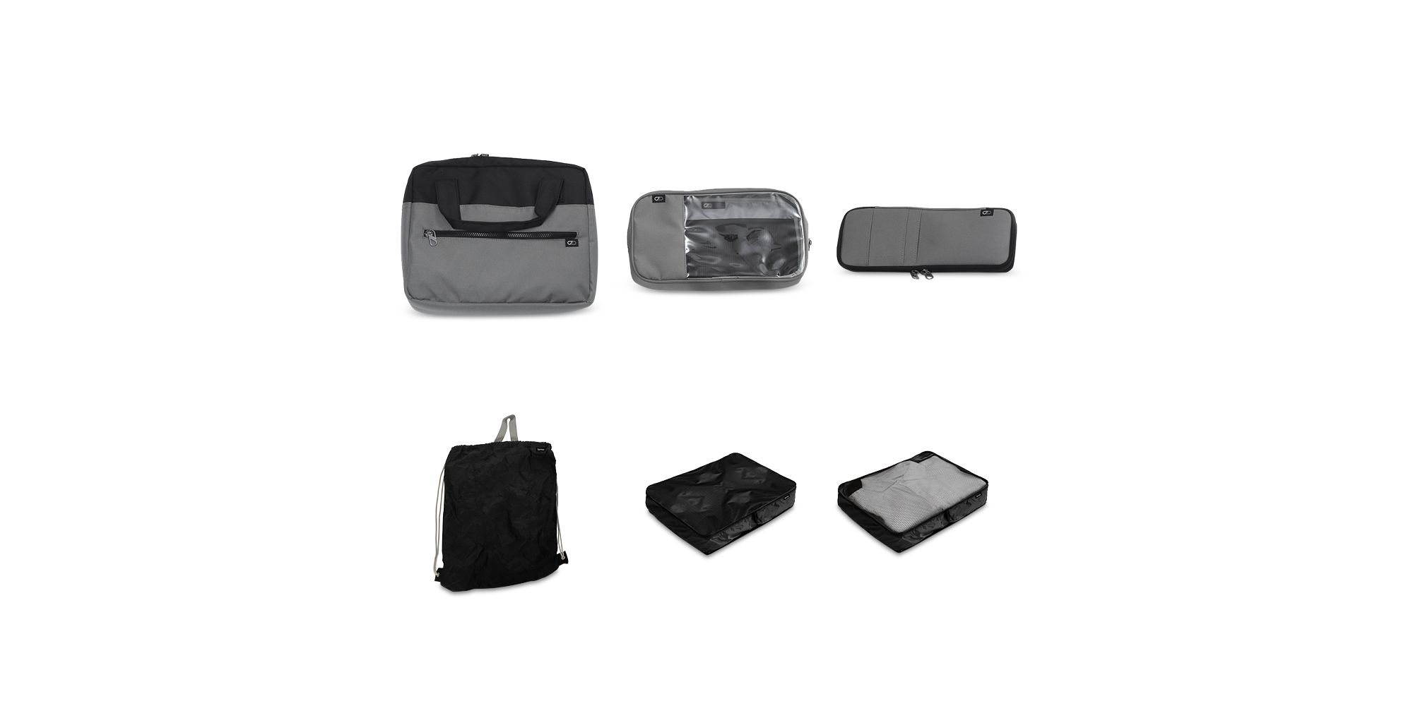 Wheeled Carry On Suitcase, Gym Bag and Packing Cubes — Image 6