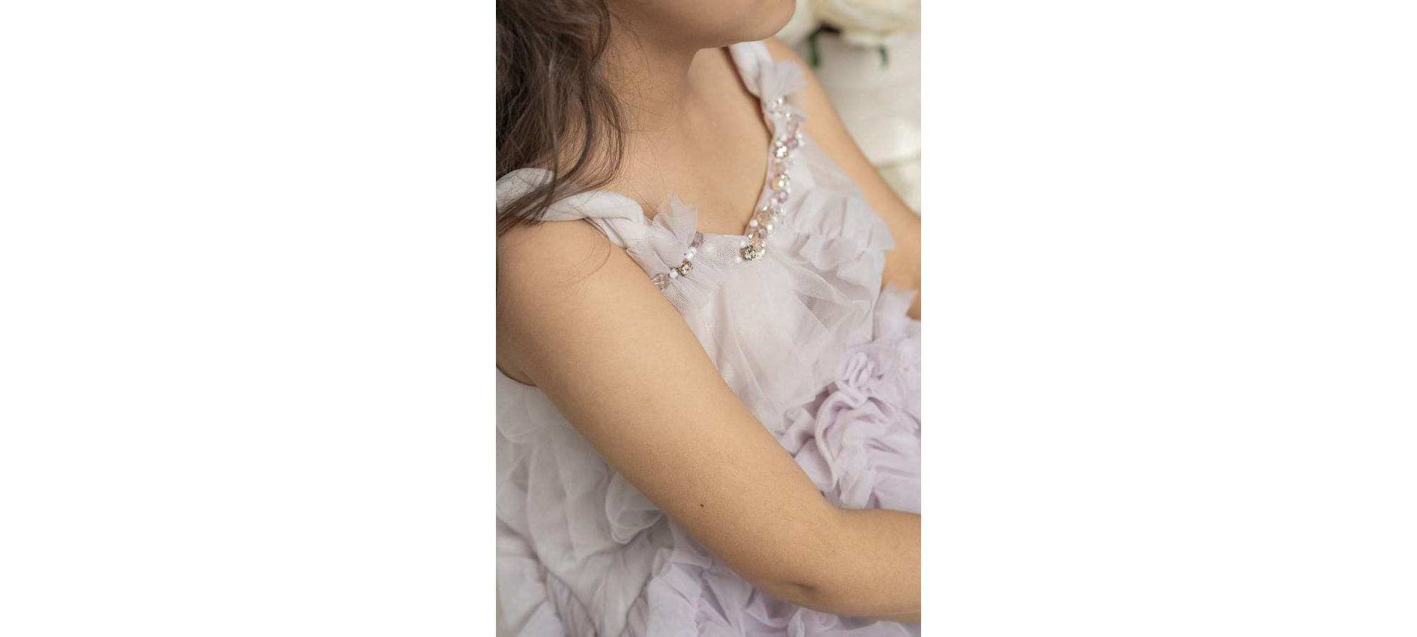 Girls' Ariel Lavender Tulle Dress - Baby, Little Kid, Big Kid — Image 5