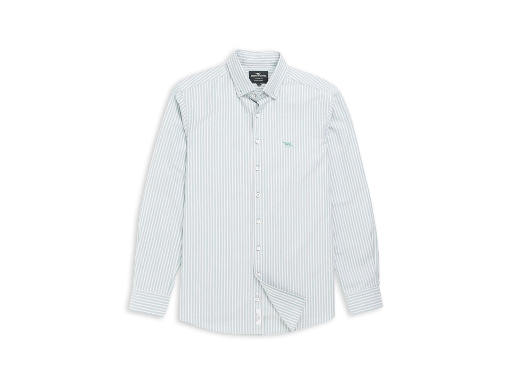 Long Sleeve Oxford Stripe 4 Of Shirt — Image 5