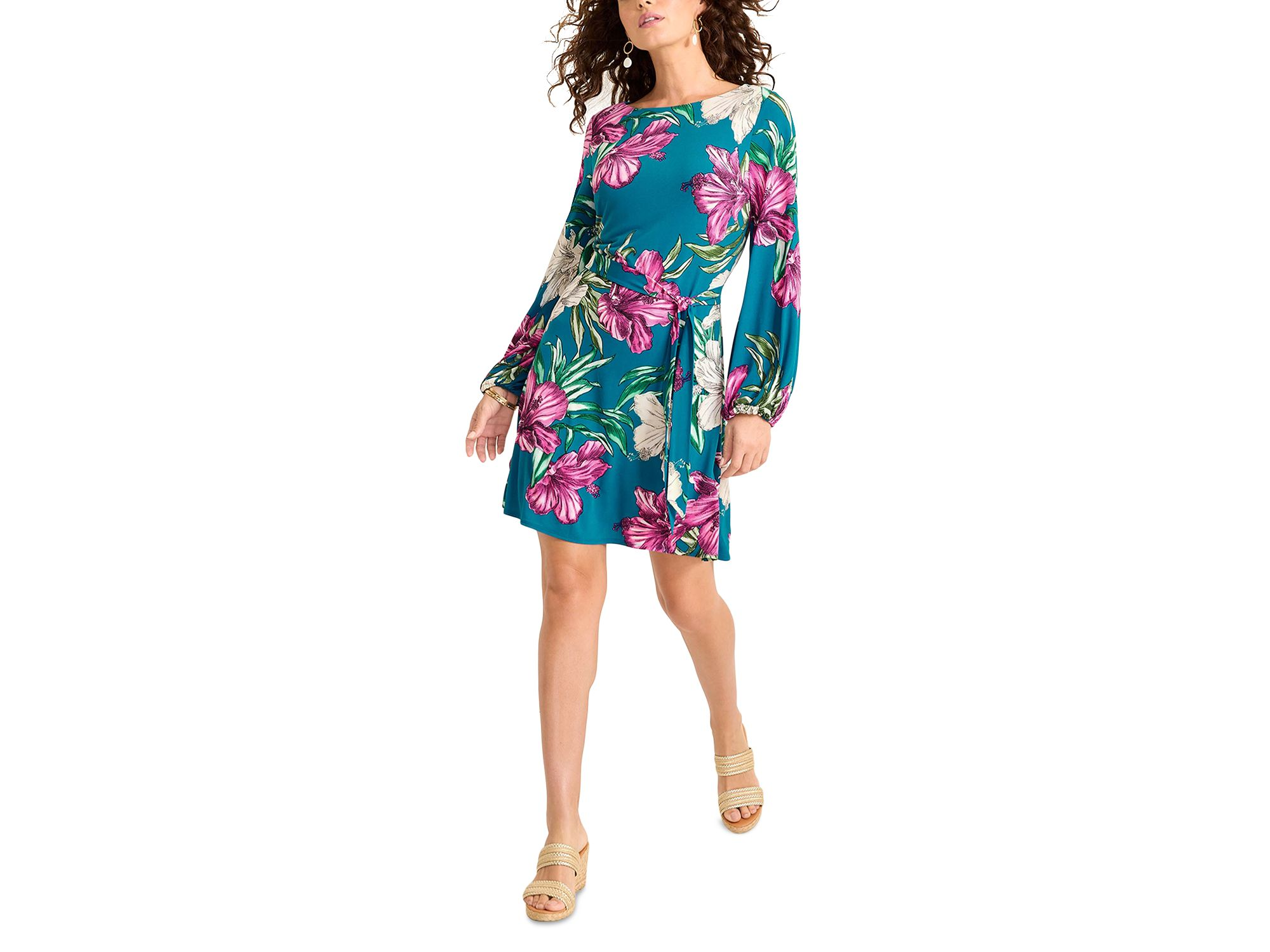 Villa Garden Belted Dress — Image 4
