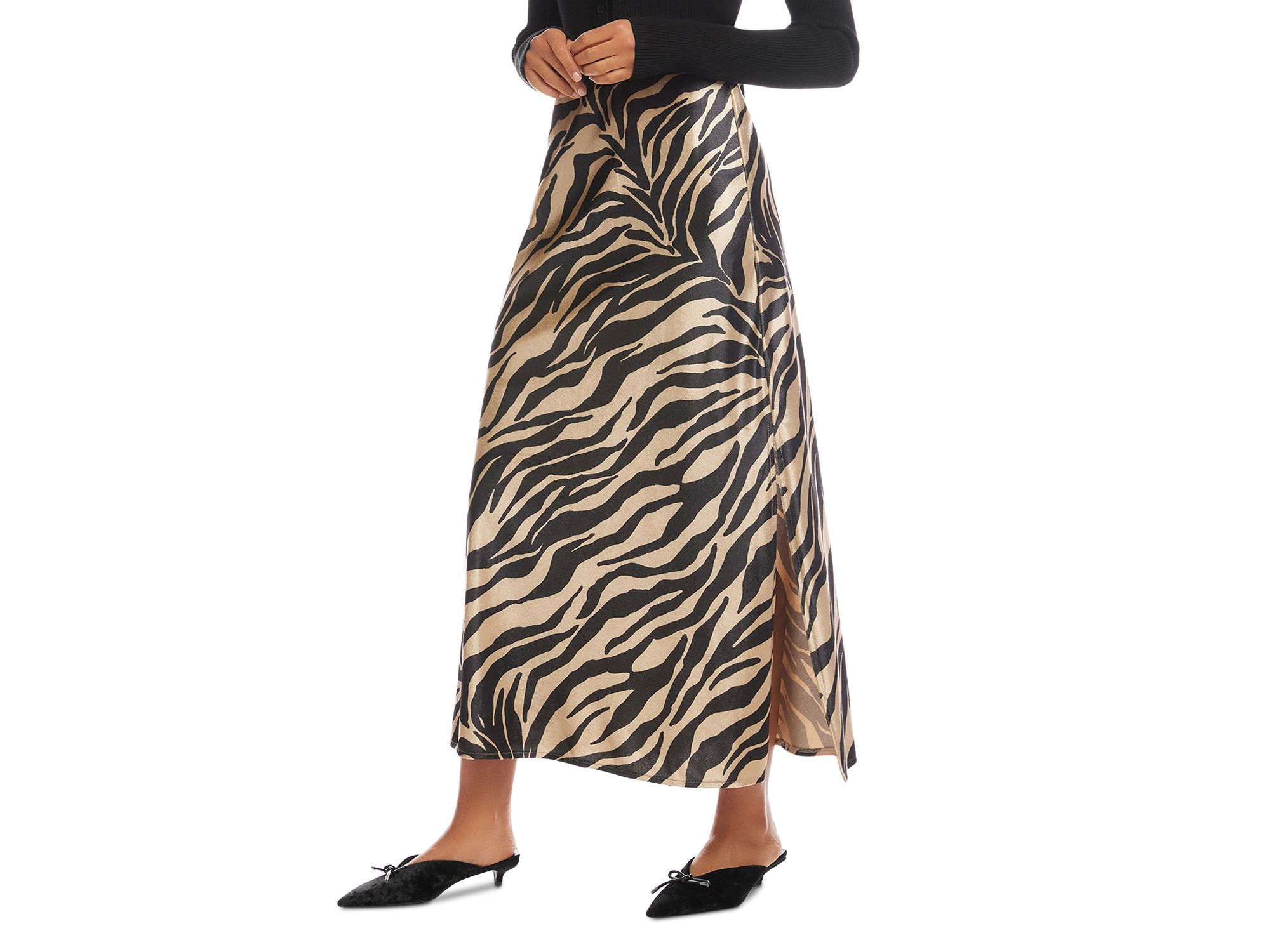 Evy Velvet Maxi Skirt — Image 3