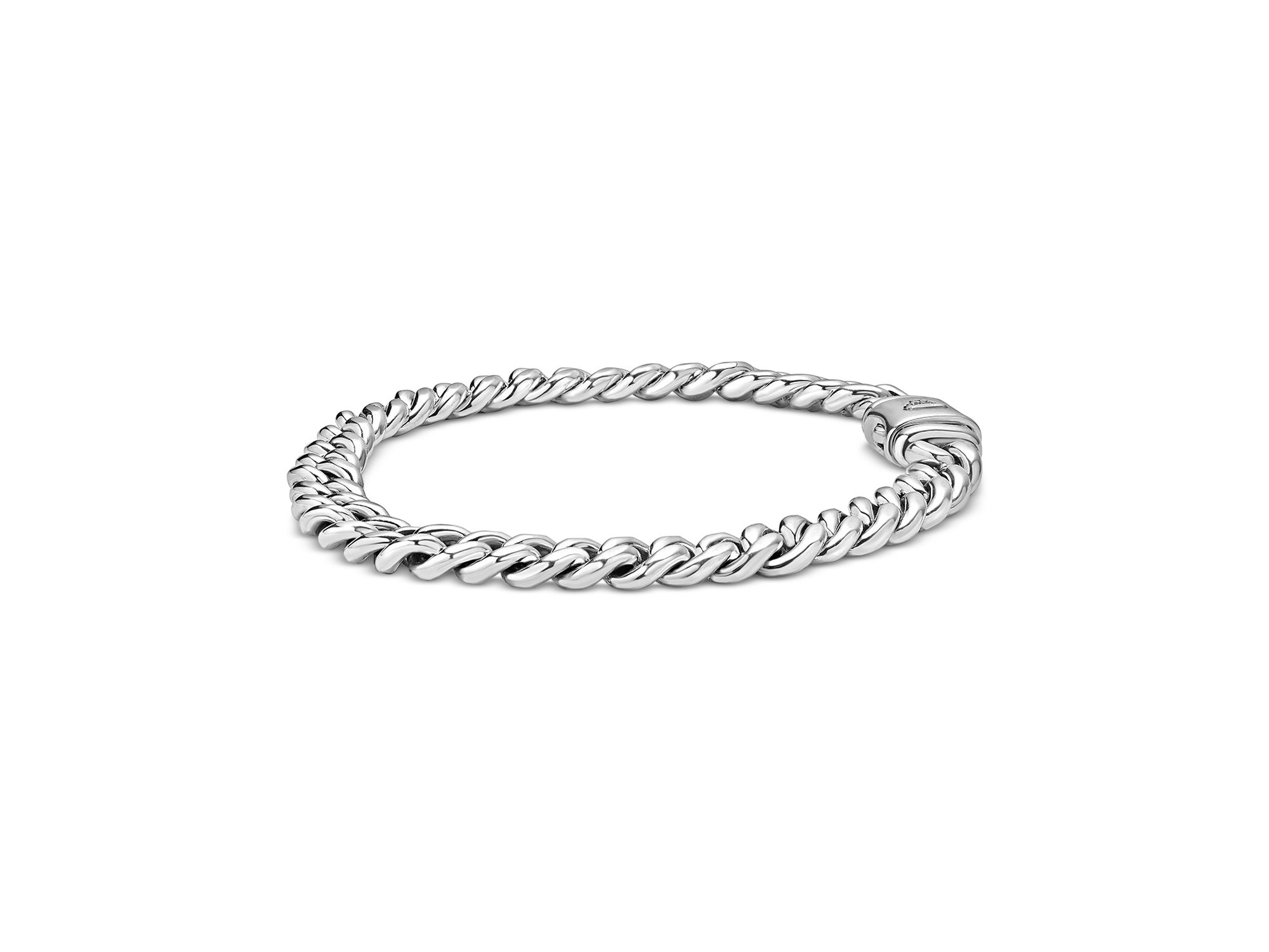 Men's Sterling Anthem Curb Chain Link Bracelet - Exclusive — Image 5