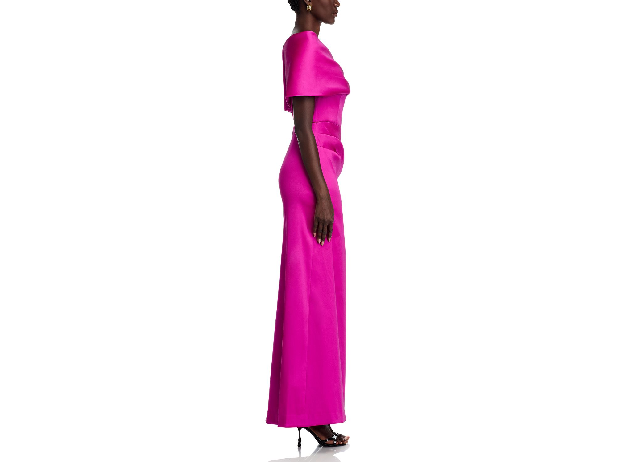 Mikado Asymmetric Gown — Image 4