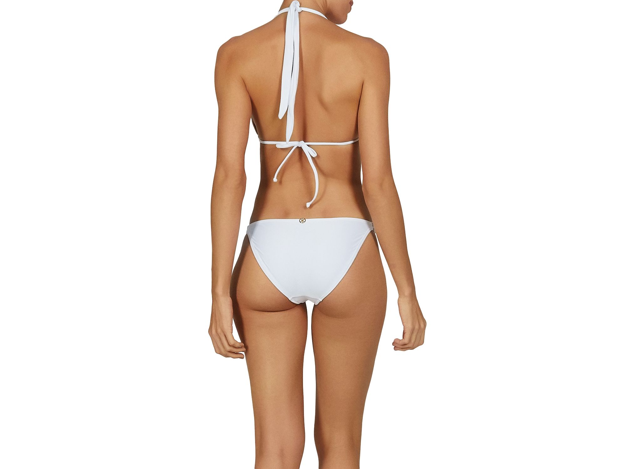 Paula Halter Bikini Top & Paula Beaded Strap Bikini Bottom — Image 4