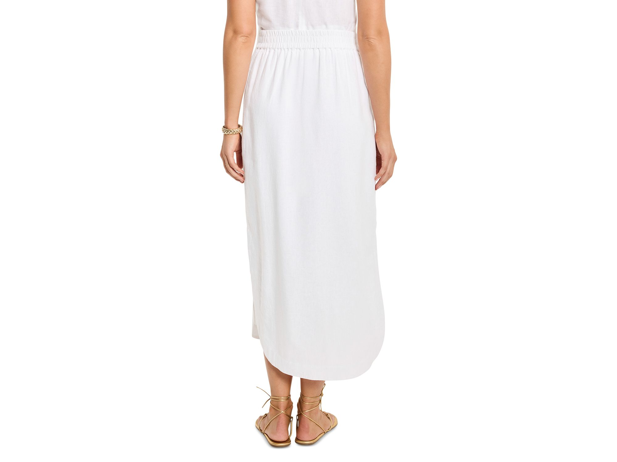 Rumba Linen Dip Skirt — Image 5