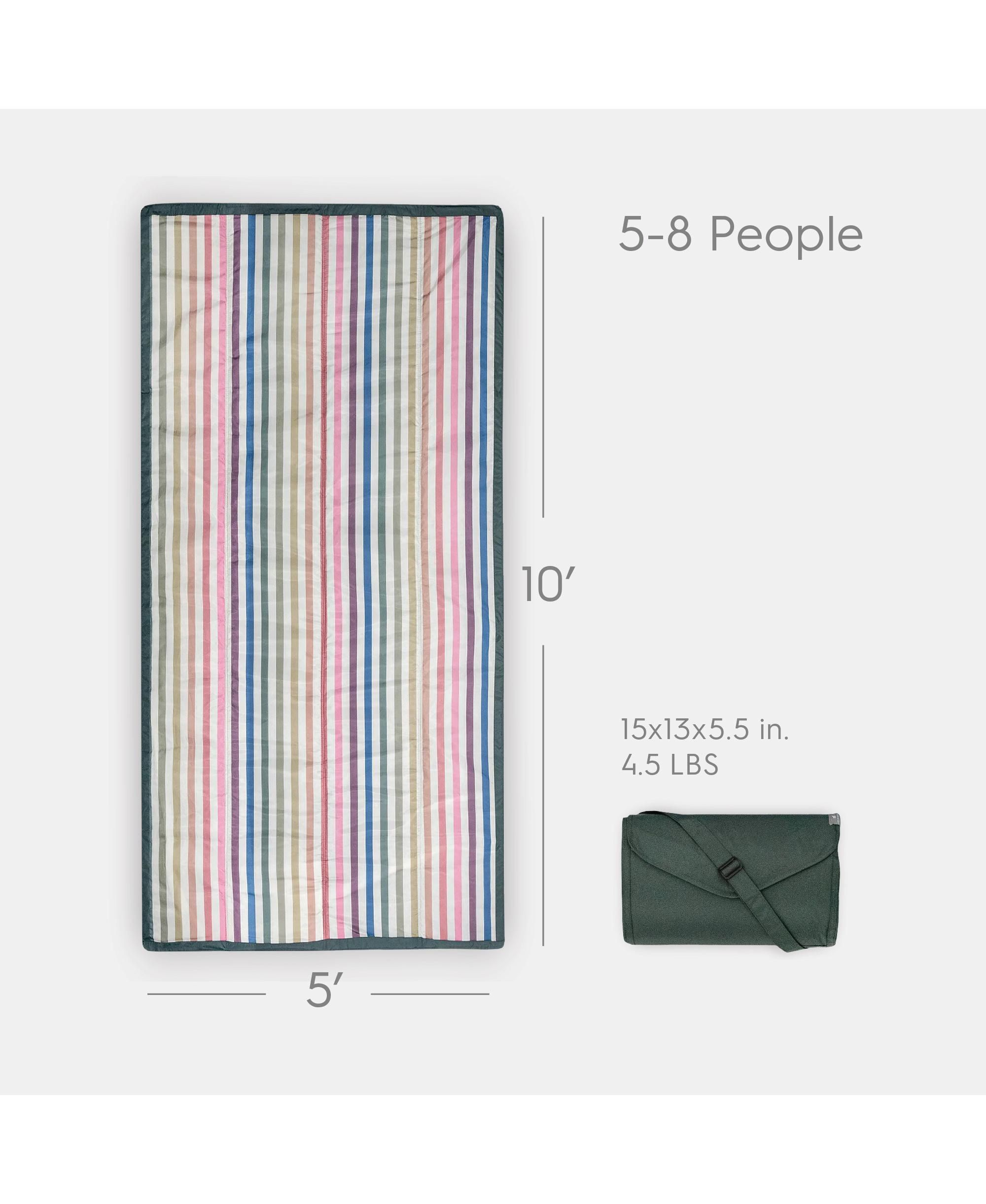 Unisex Outdoor Blanket 5 x 10 - Baby — Image 4