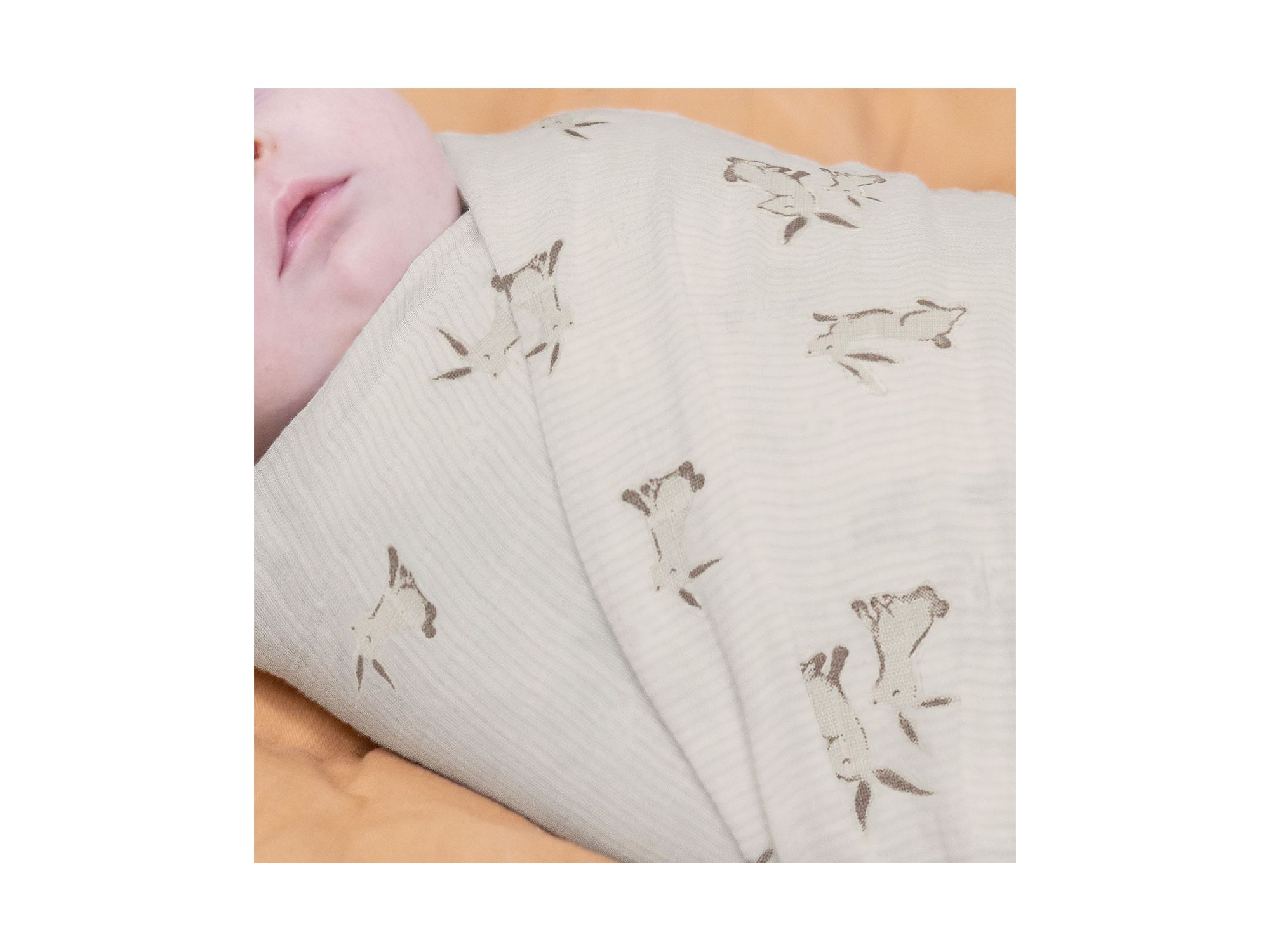 Bunny Single Swaddle Blanket — Image 3