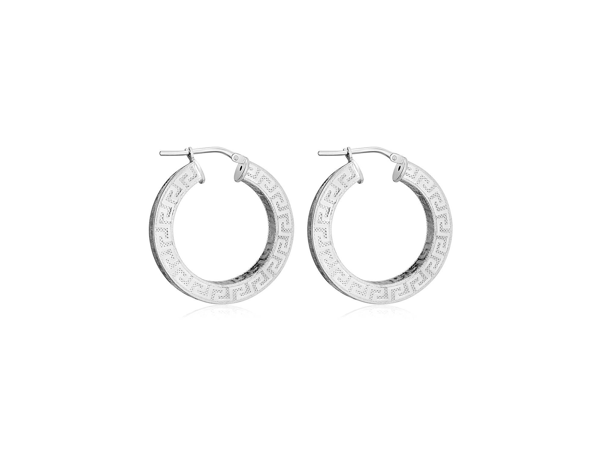Sterling Olympia Hoops — Image 6