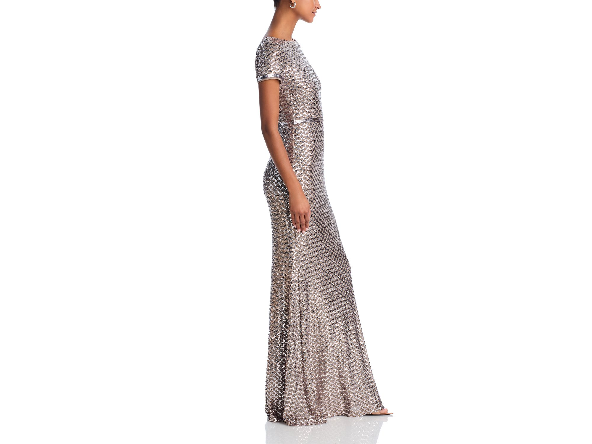 Belted Sequin Gown - Exclusive — Image 11