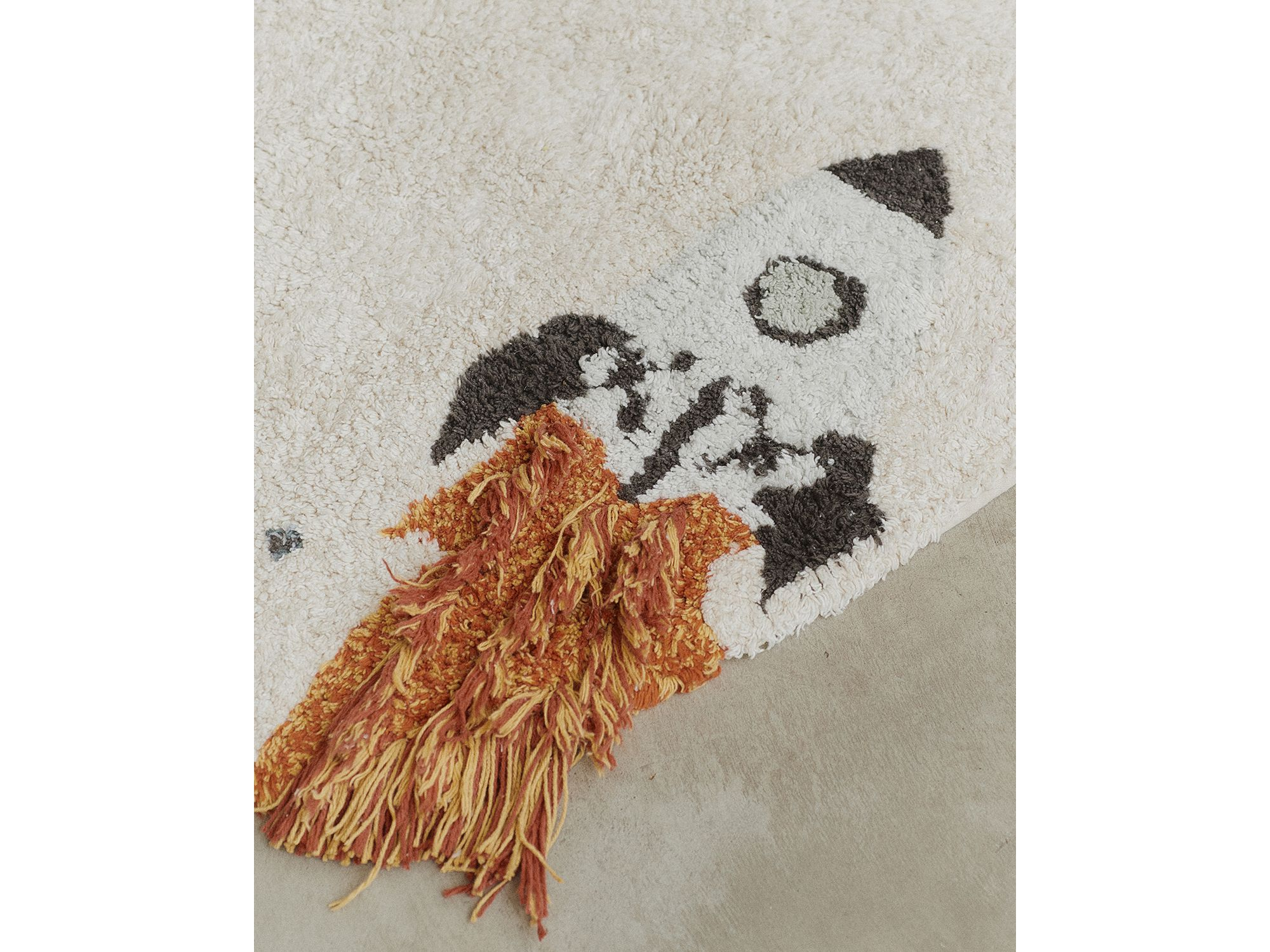 Mom, I want to be an astronaut Interstellar Round Area Rug, 4'7" x 4'7" — Image 3
