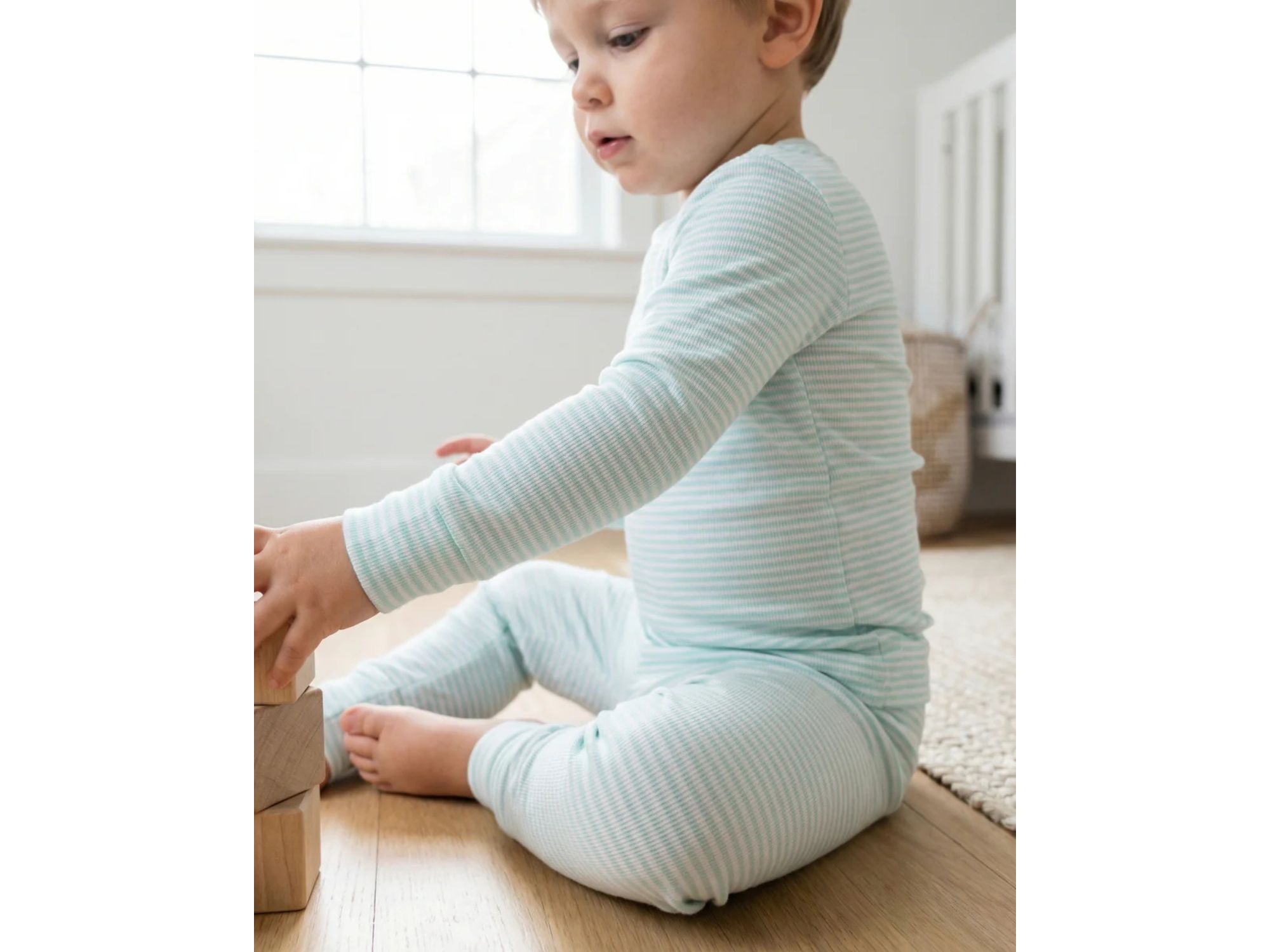 Boys' Cloud Stripe Pajama Set - Baby, Little Kid — Image 3