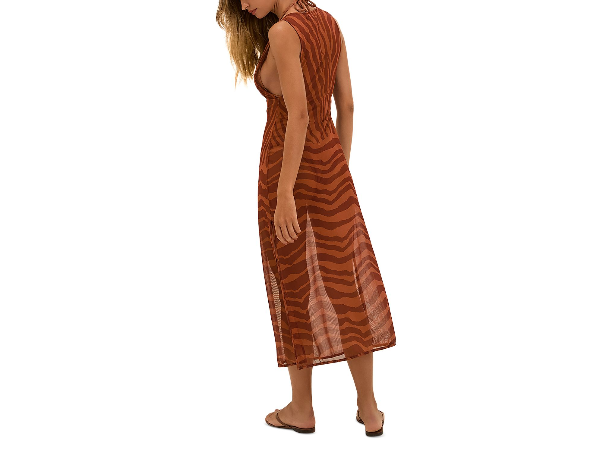 Sundown Twist Dress Swim Cover-Up — Image 4