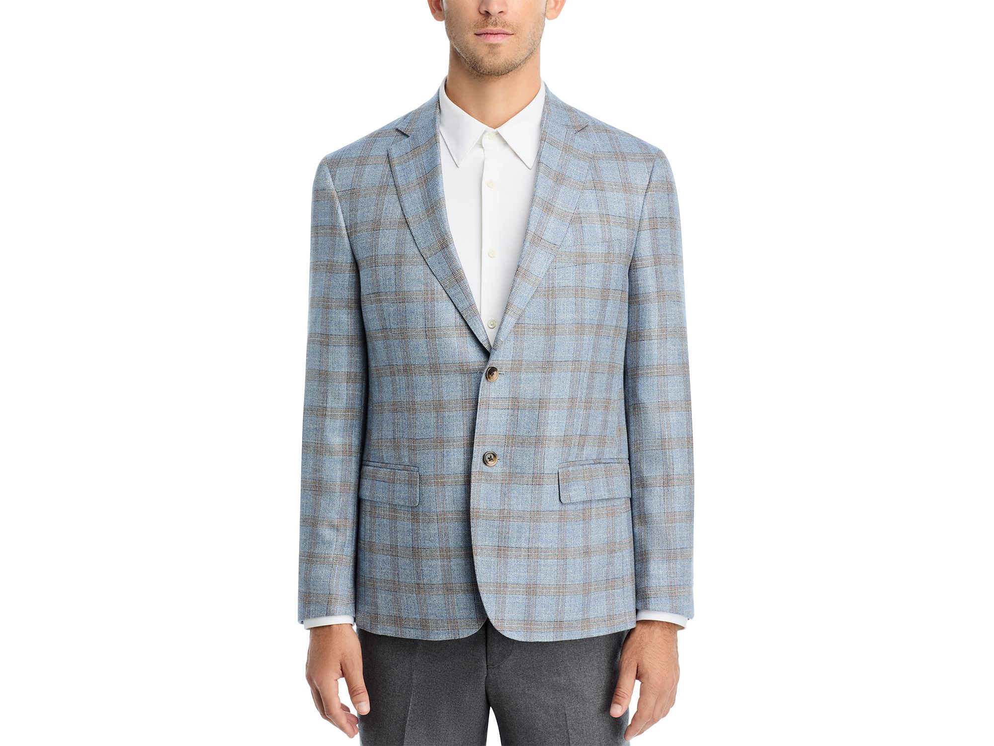 Plaid Regular Fit Sport Coat - Exclusive — Image 4