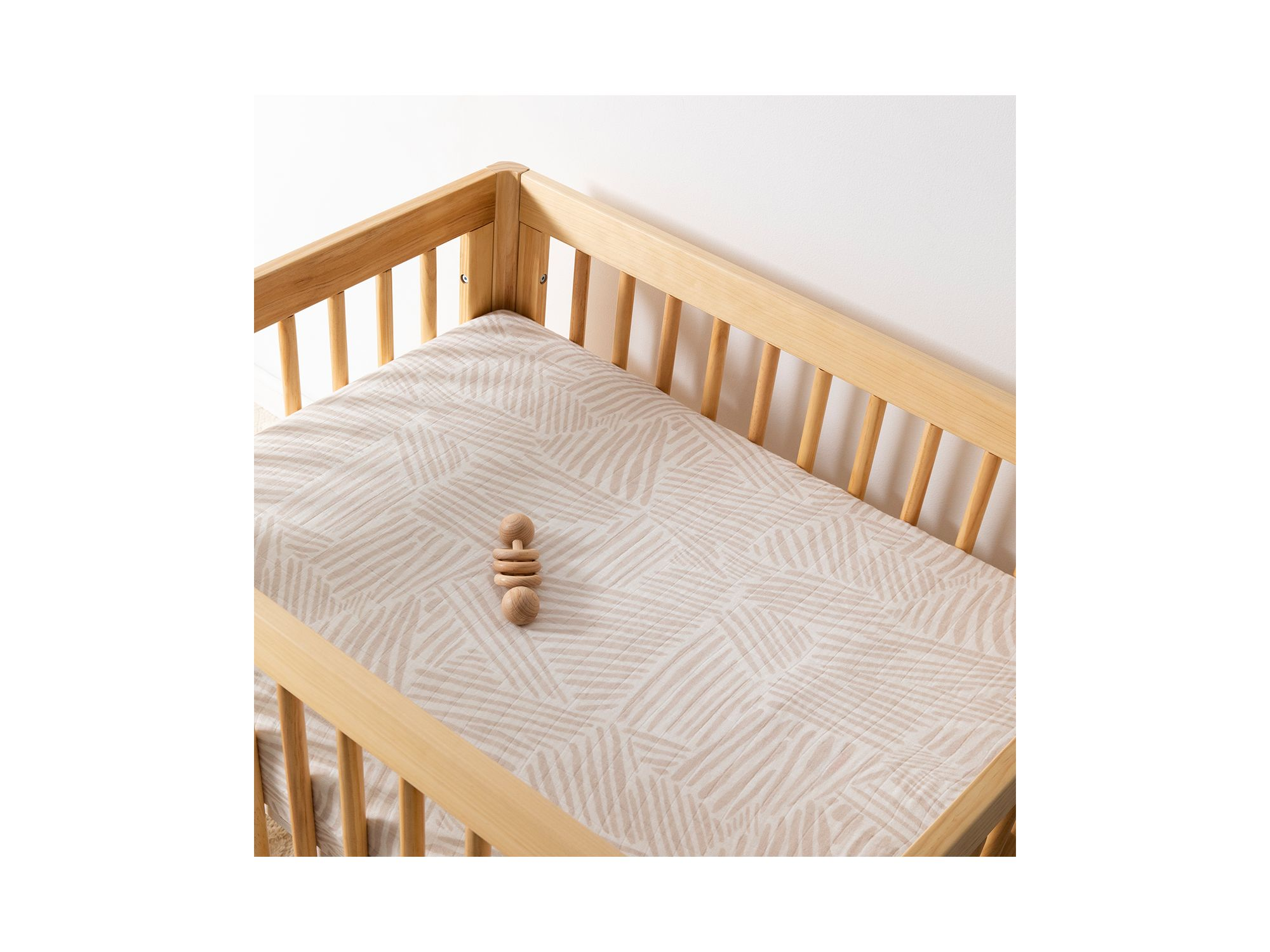 All Stages Midi Crib Sheet in GOTS Certified Organic Muslin Cotton — Image 6
