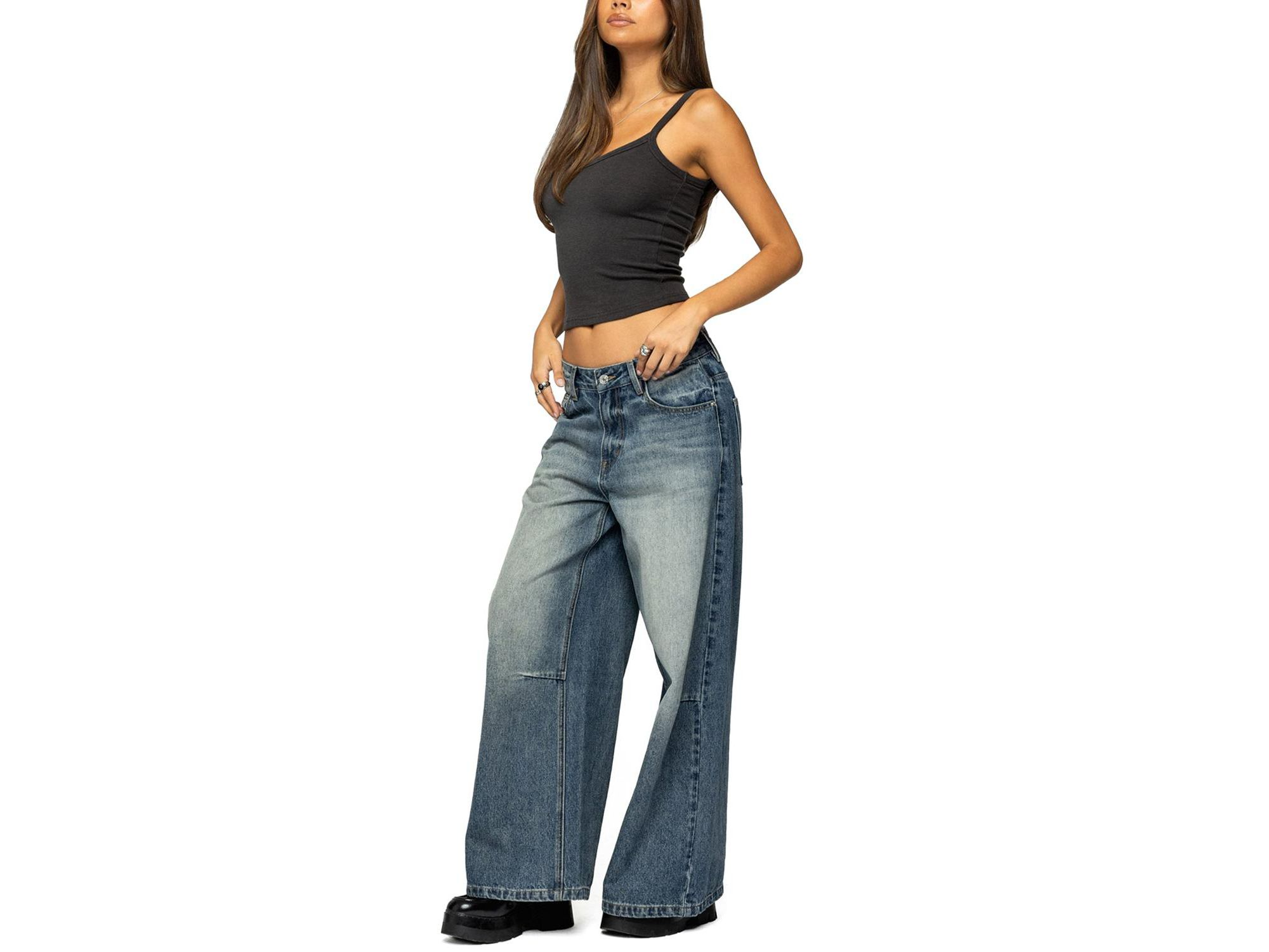 Aspyn V Neck Ribbed Tank Top — Image 3