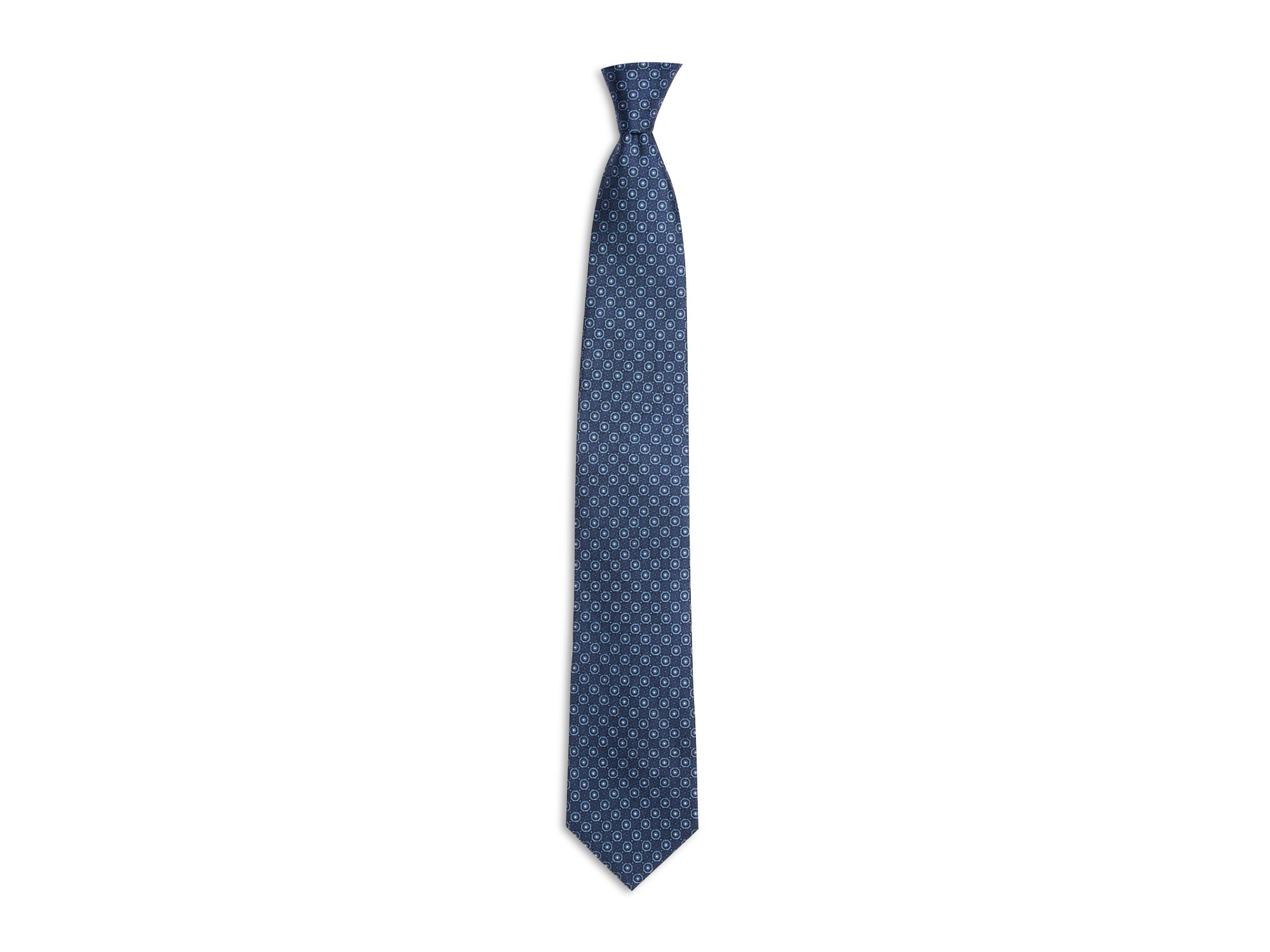 Printed Silk Neck Tie - Exclusive — Image 3