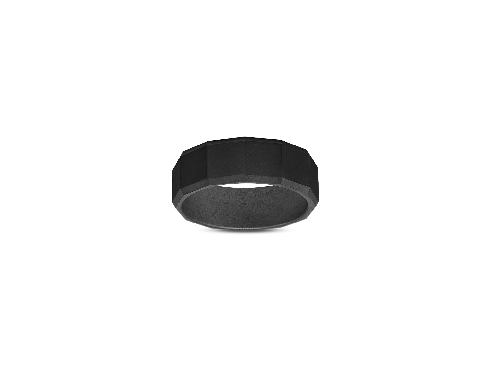 Men's Band in Raw Black Tungsten — Image 3