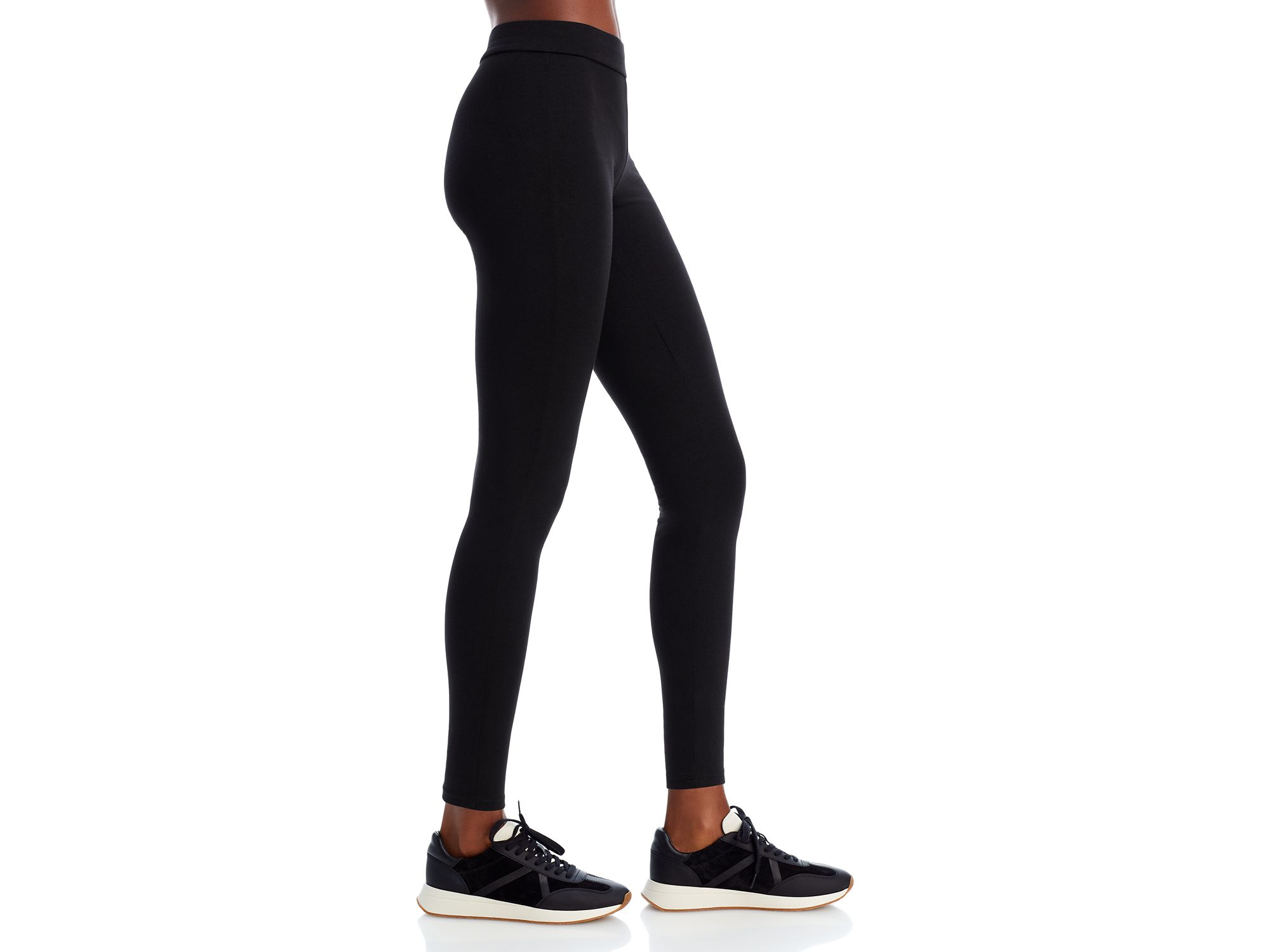 High-Waisted Blackout Cotton-Blend Leggings — Image 3