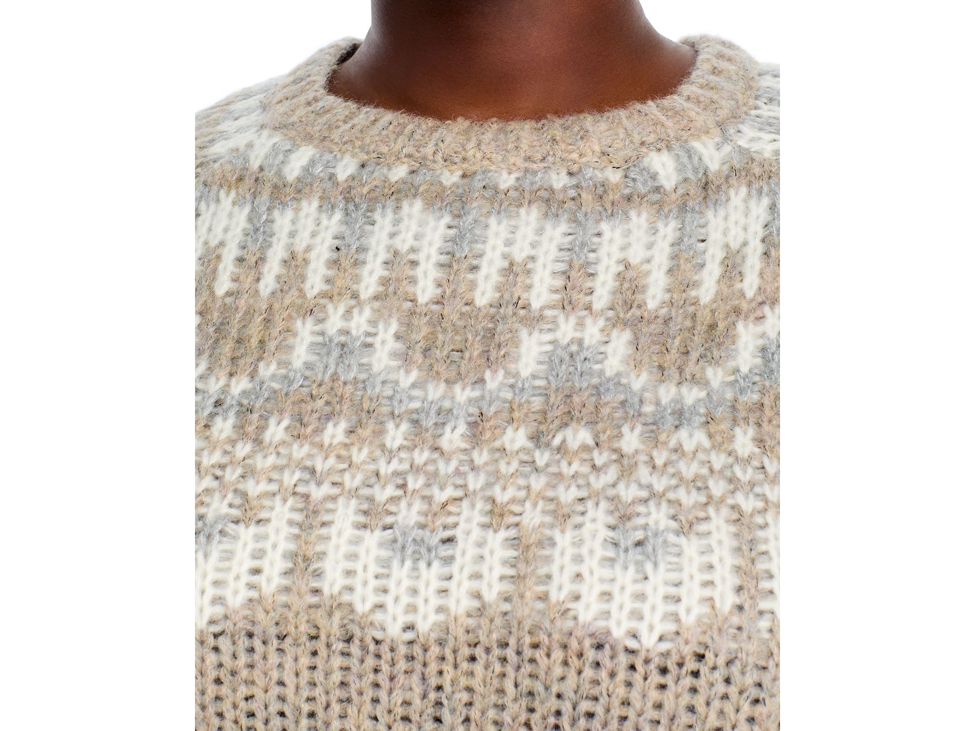 Fair Isle Crewneck Sweater - Exclusive — Image 3