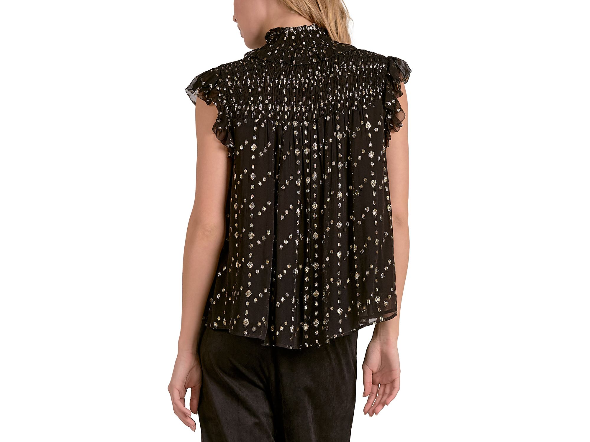 Metallic Clip Dot Top — Image 3