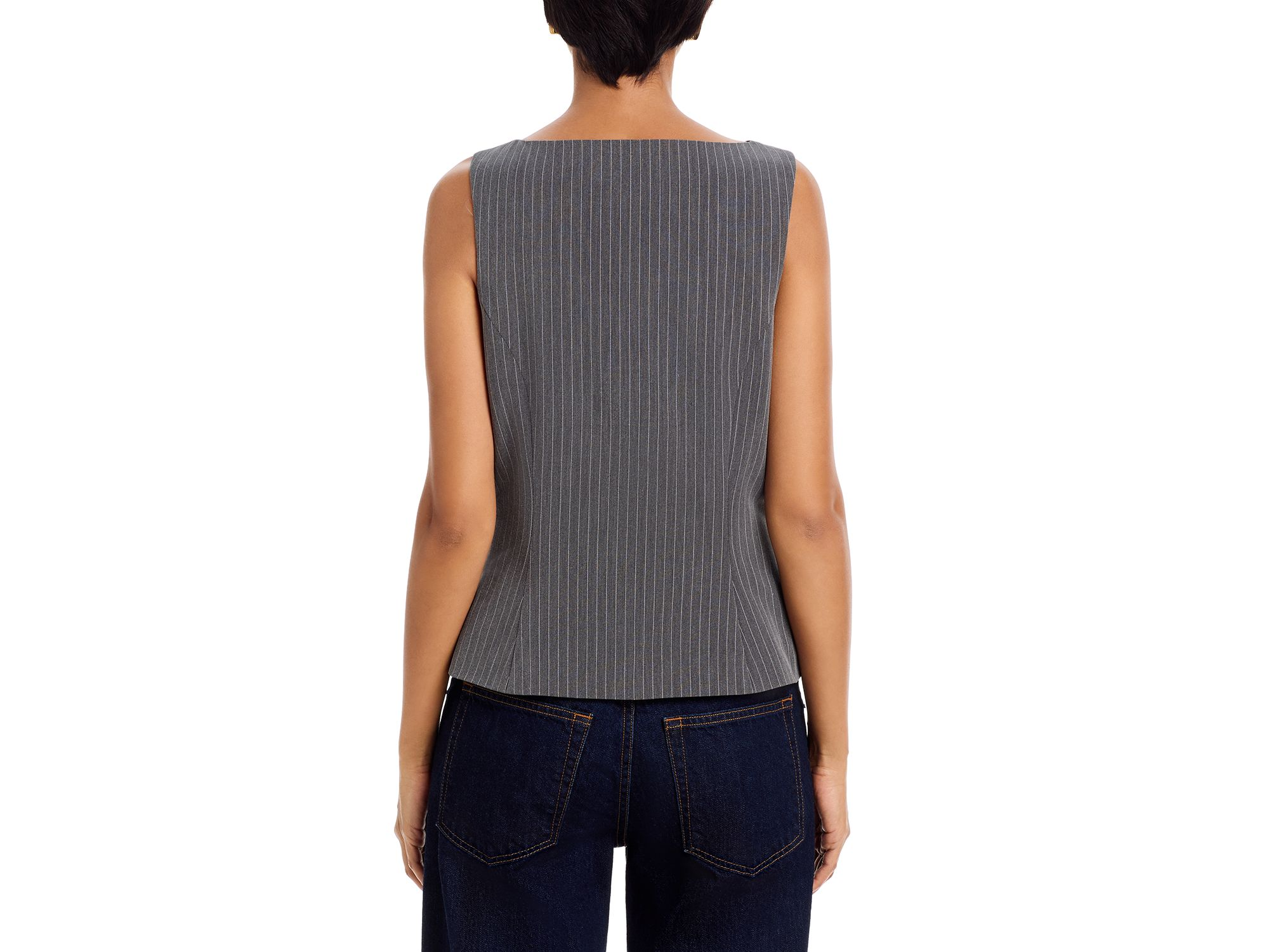 Minka Pinstriped Vest — Image 3