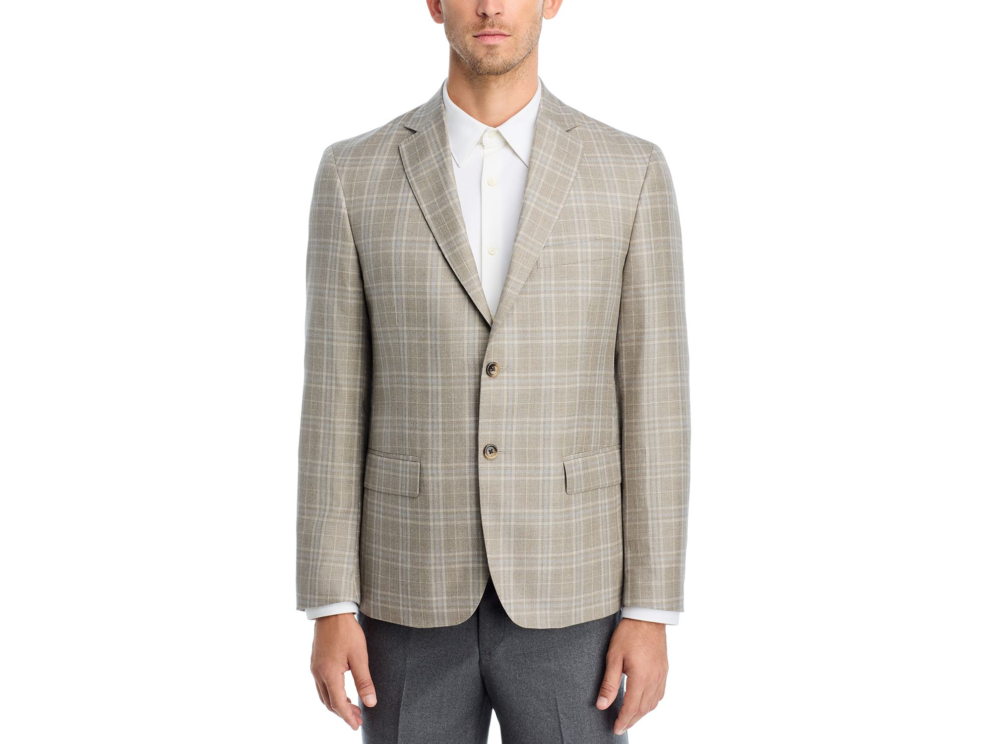 Plaid Regular Fit Sport Coat - Exclusive — Image 3
