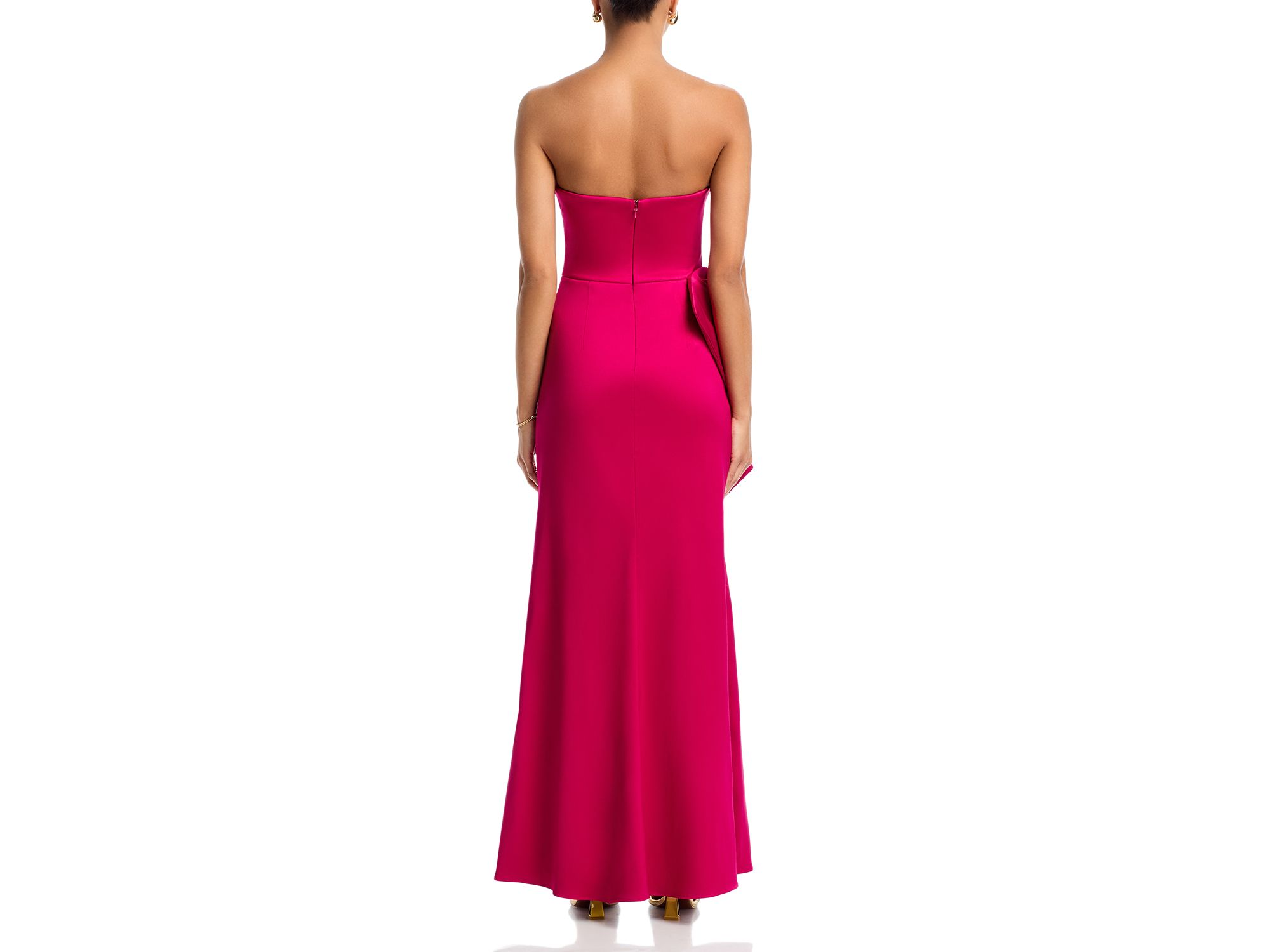 Mikado Strapless Dress - Exclusive — Image 4