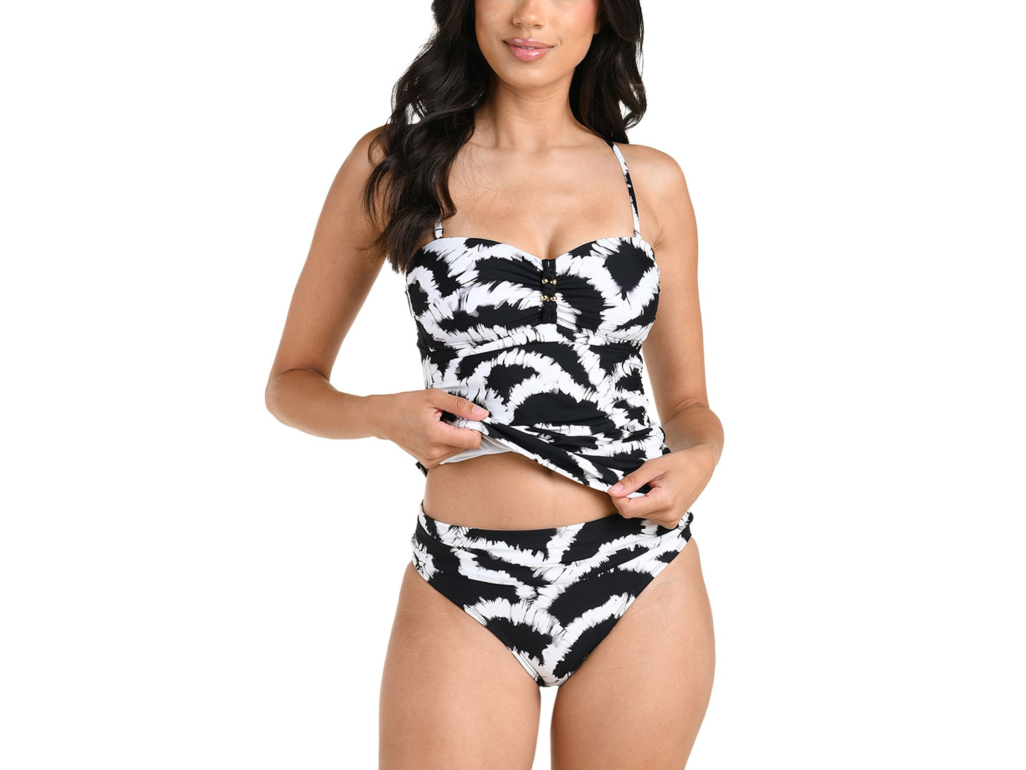 Shadows Bandeau Tankini — Image 4
