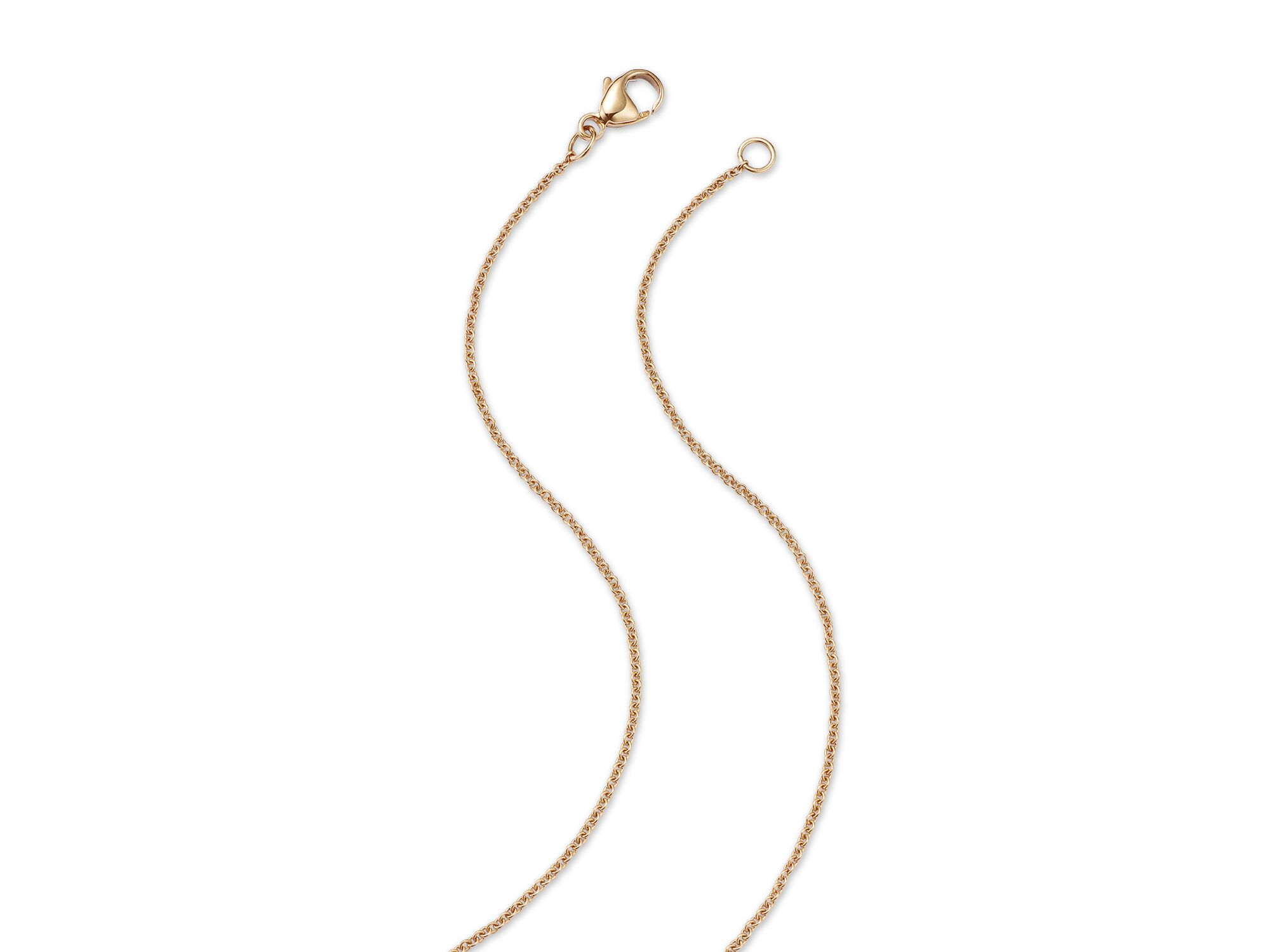Diamond Scatter Lariat Necklace in 14K Yellow Gold, 1.0 tcw — Image 3